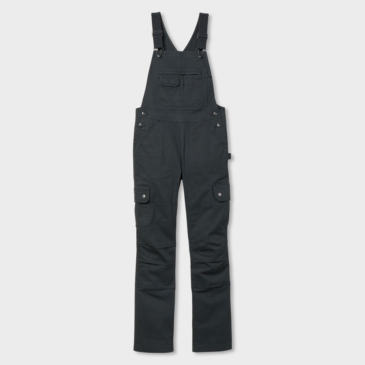 Women's DuluthFlex Fire Hose Bib Overalls — Black by Duluth Trading Co.