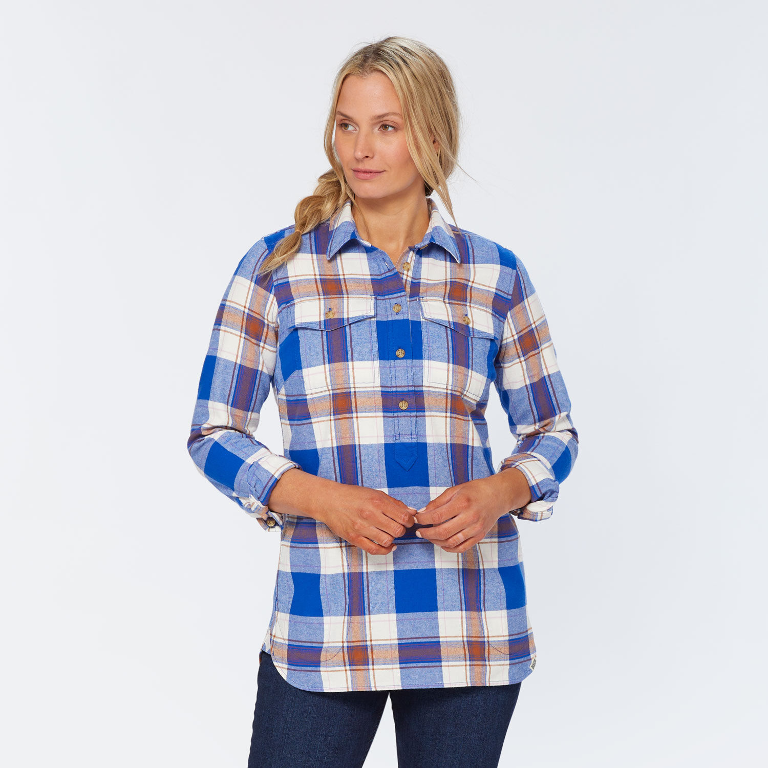 Women's Free Swingin' Flannel Tunic | Duluth Trading Company
