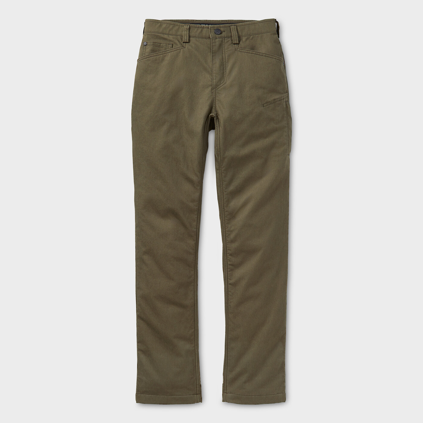 Women's AKHG Stone Run Straight Leg Fleece Lined Pants — Vintage Olive by Duluth Trading Co.