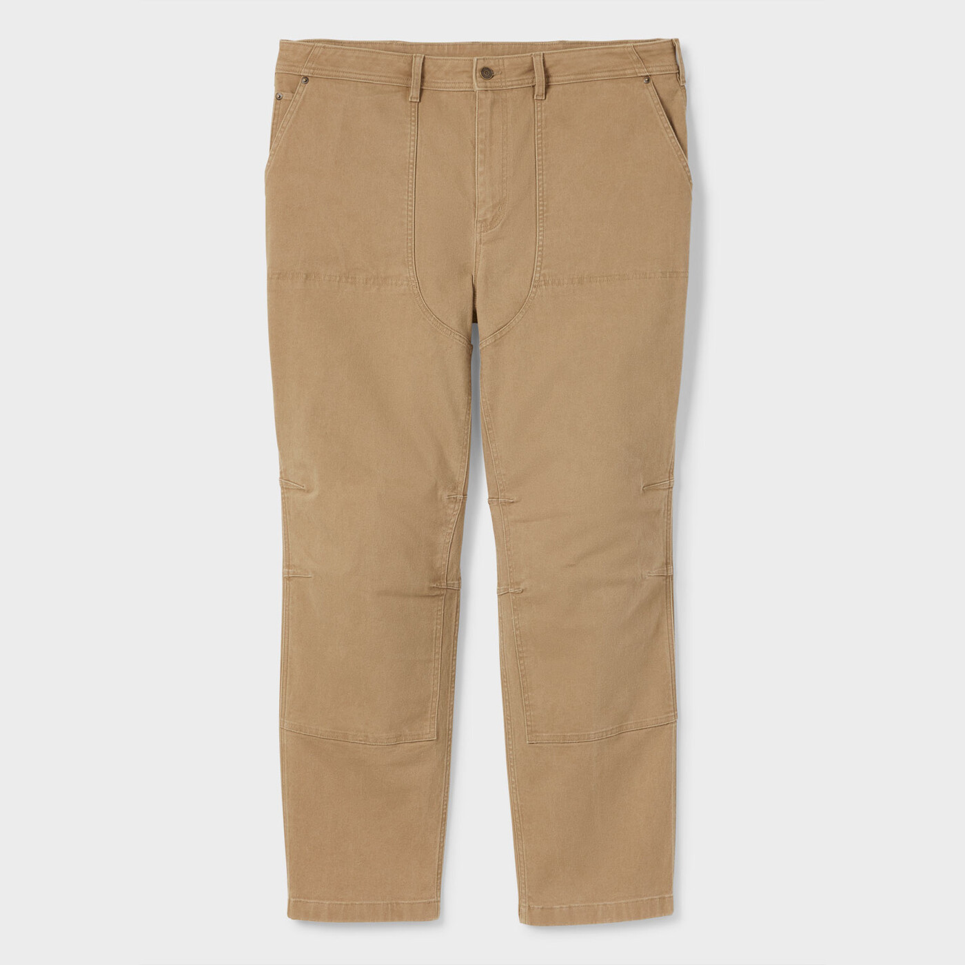 Women's Plus VintageFlex Fire Hose Straight Leg Pants — Washed Brown by Duluth Trading Co.