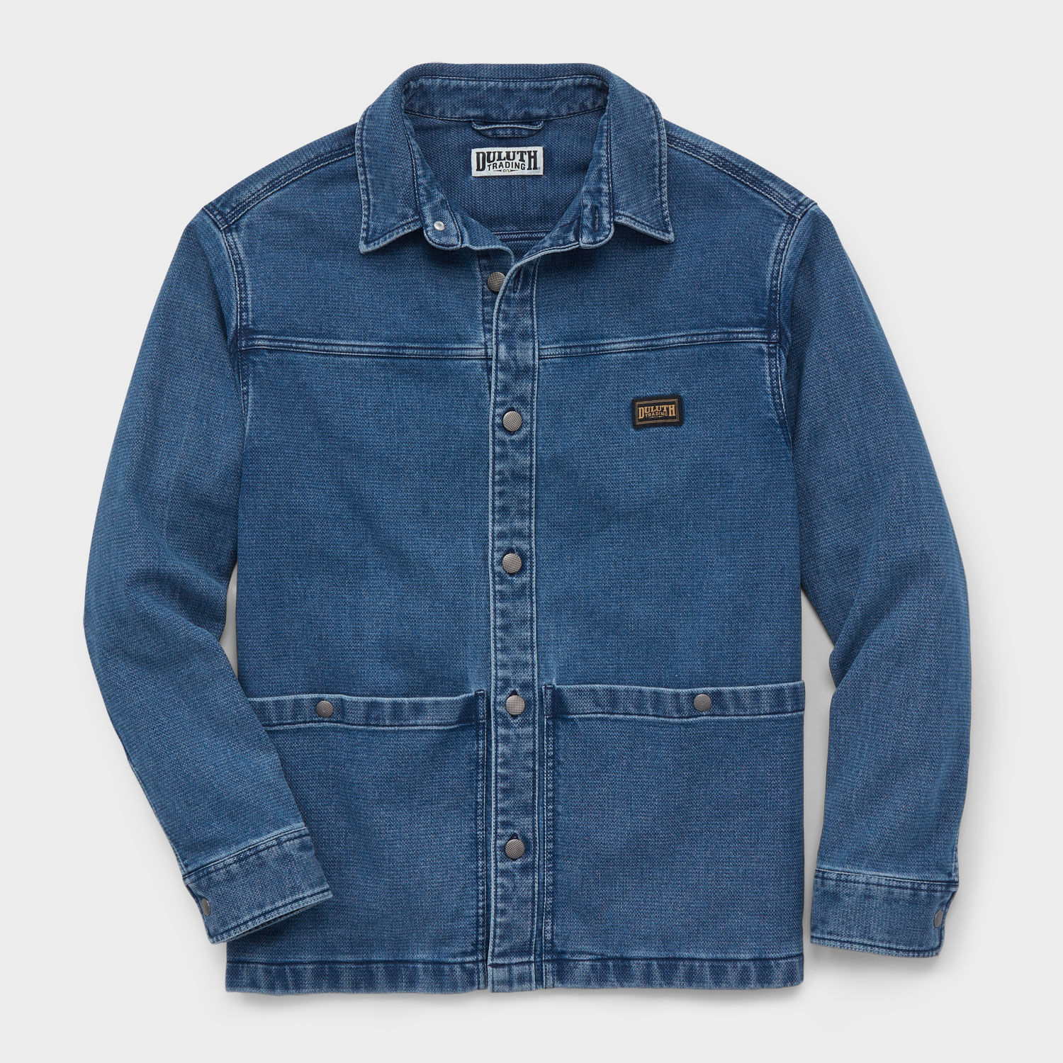 Men's Indigo Dobby Chore Coat | Duluth Trading Company