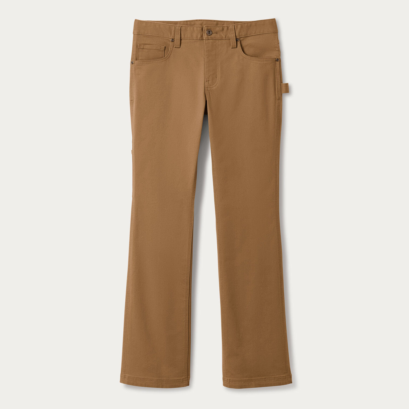 Women's DuluthFlex Fire Hose Clean Bootcut Pants — Dark Camel by Duluth Trading Co.