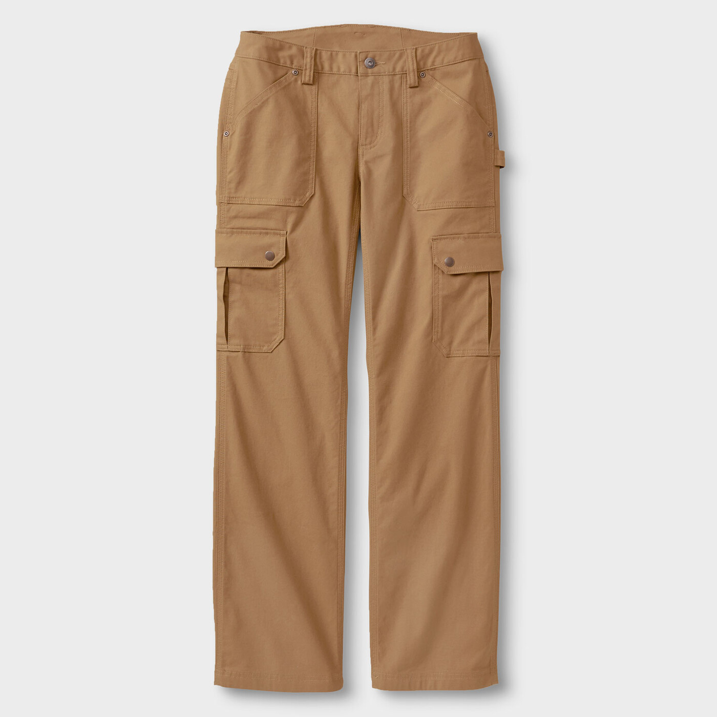 Women's Plus DuluthFlex Fire Hose Relaxed Leg Cargo Pants — Dark Camel by Duluth Trading Co.