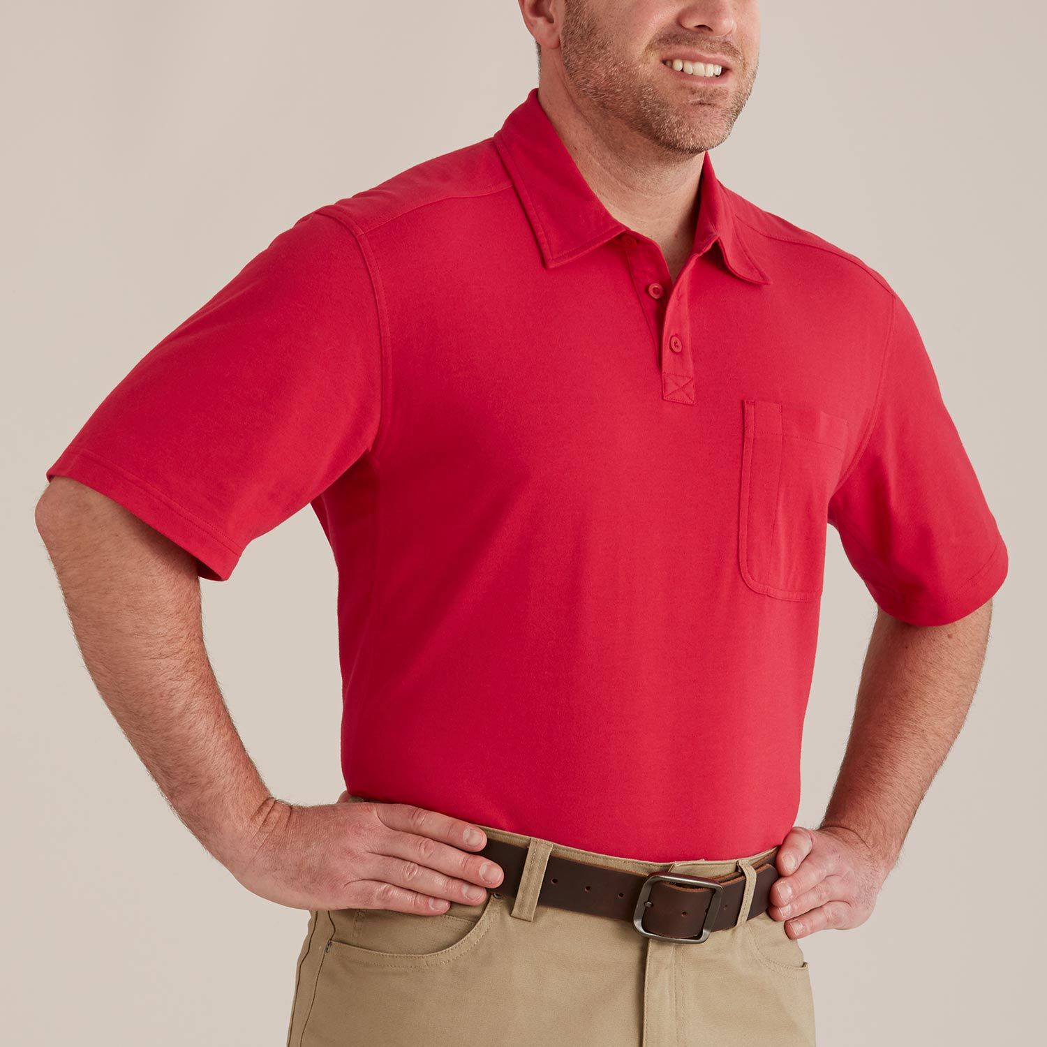 Men's Longtail T CoolMax Short Sleeve Polo Shirt | Duluth Trading