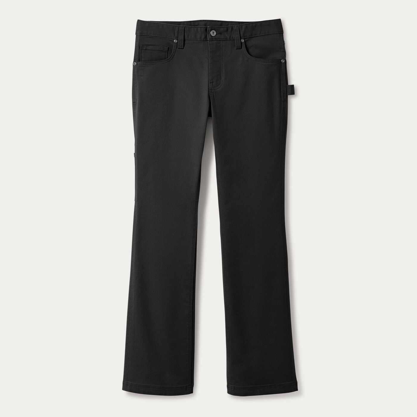 Women's DuluthFlex Fire Hose Clean Bootcut Pants — Black by Duluth Trading Co.