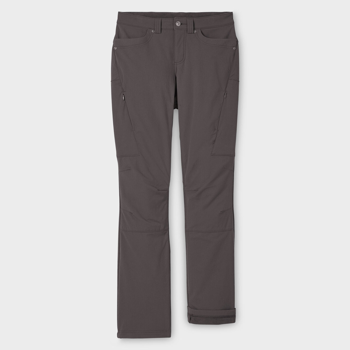Women's Flexpedition Lined Straight Leg Pants — Dark Gray by Duluth Trading Co.