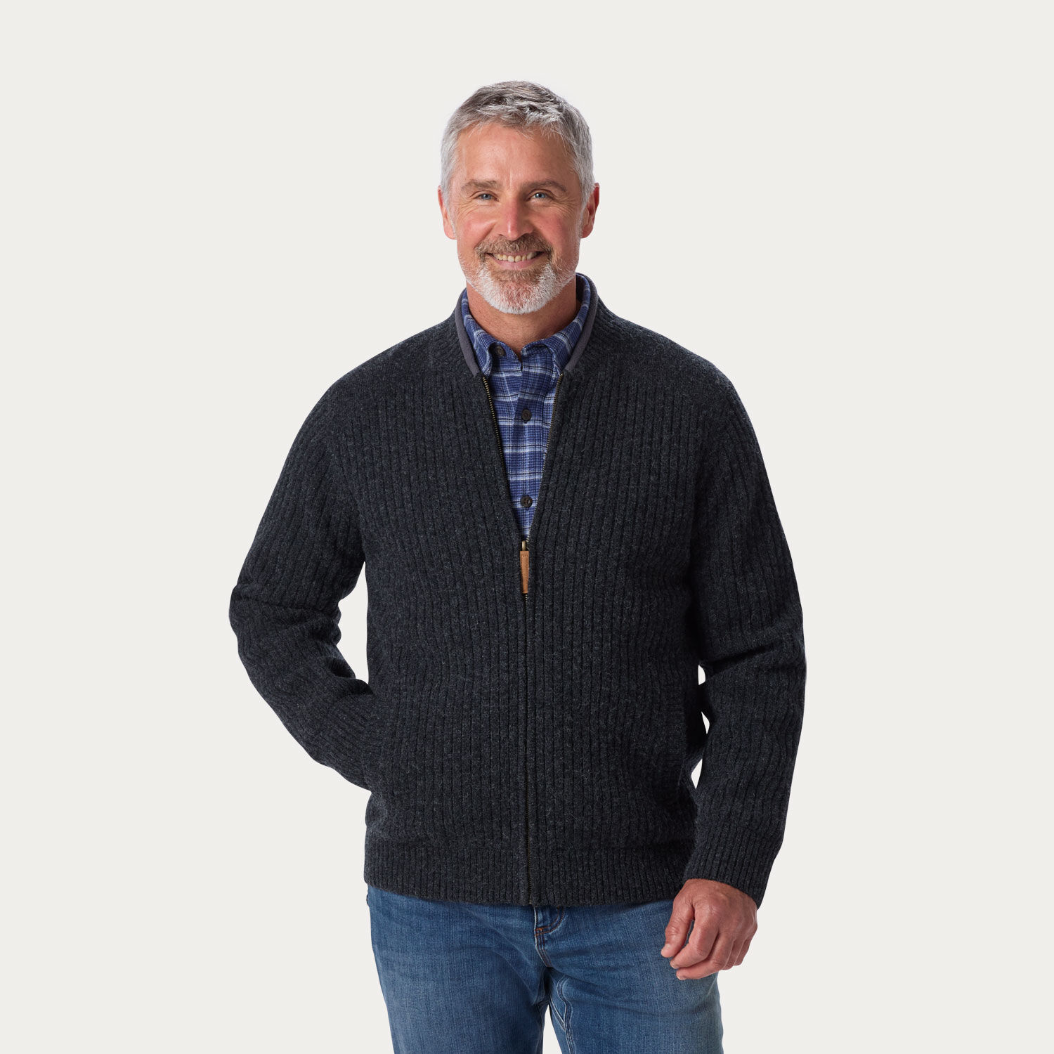 Shetland Wool Windproof Zip Sweater | Duluth Trading Company