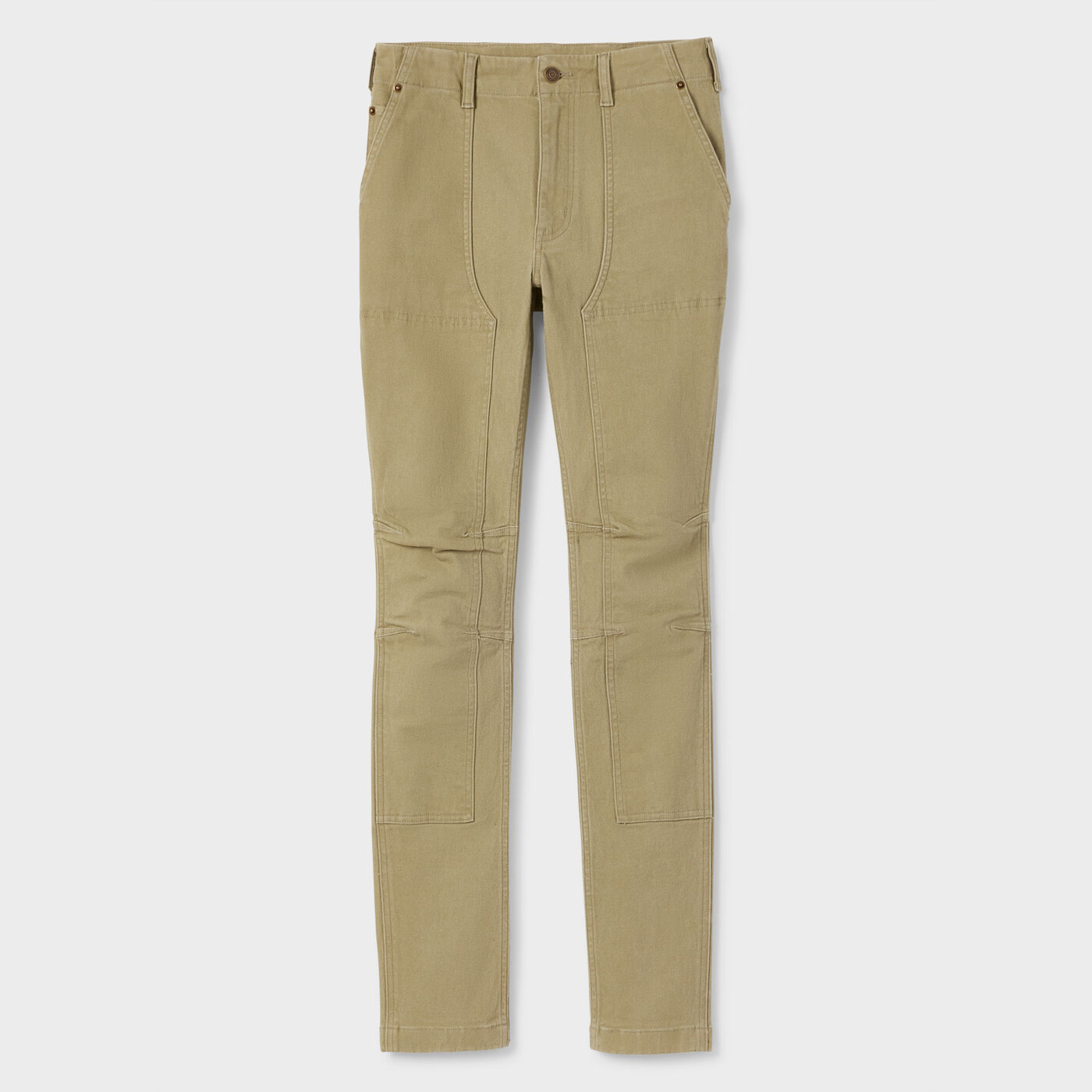 Women's VintageFlex Fire Hose Hi-Rise Slim Leg Pants — Washed Olive by Duluth Trading Co.