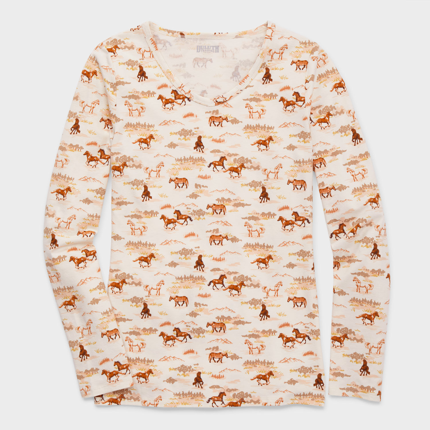 Women's No-Yank Long Sleeve V-Neck T-Shirt | Duluth Trading Company