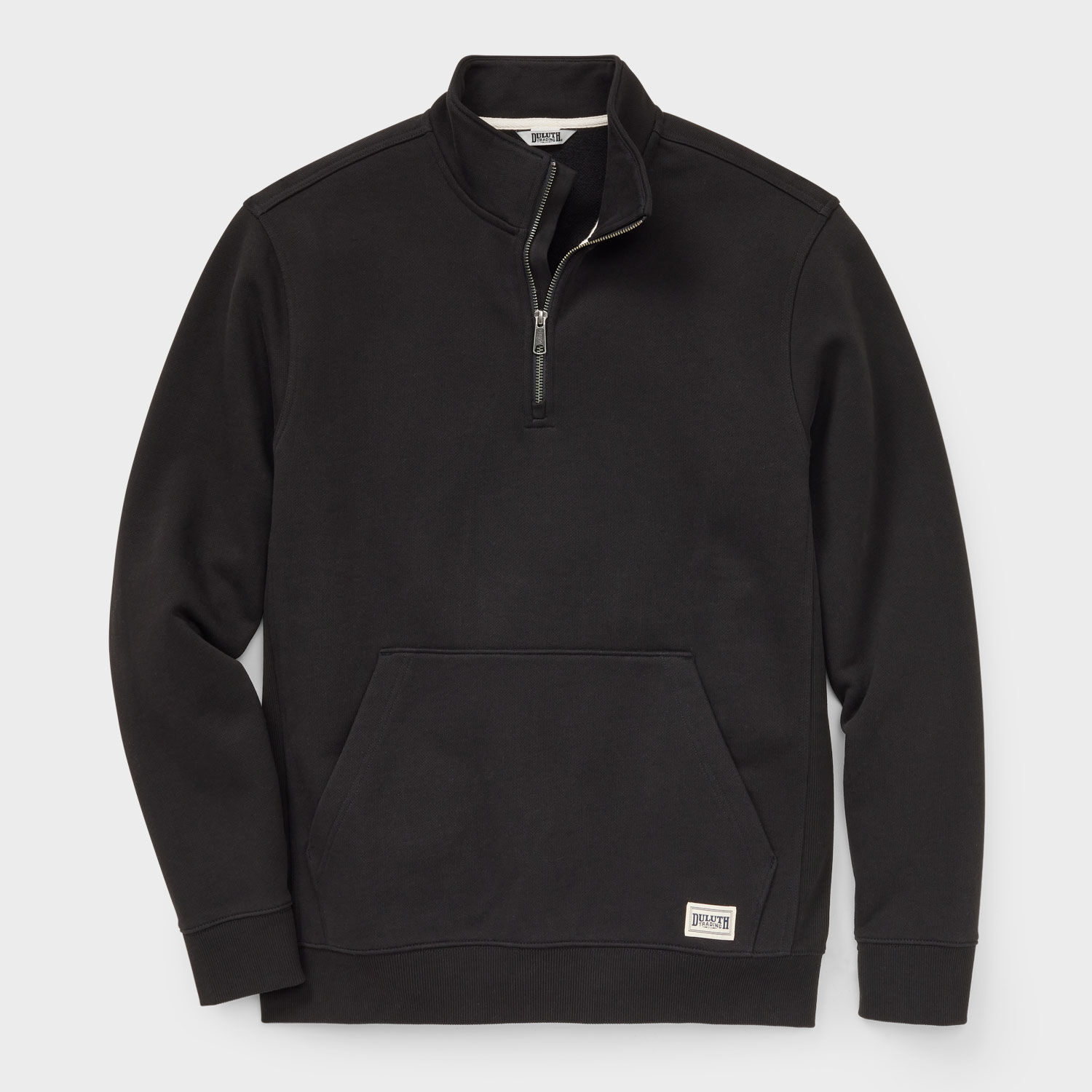 Men's Souped-Up Sweats Pullover Quarter Zip Mock Neck | Duluth