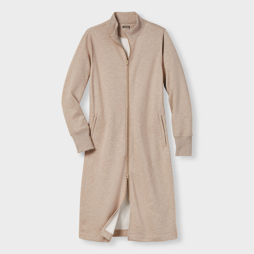Women's Souped-Up Fleece Zip Up Robe