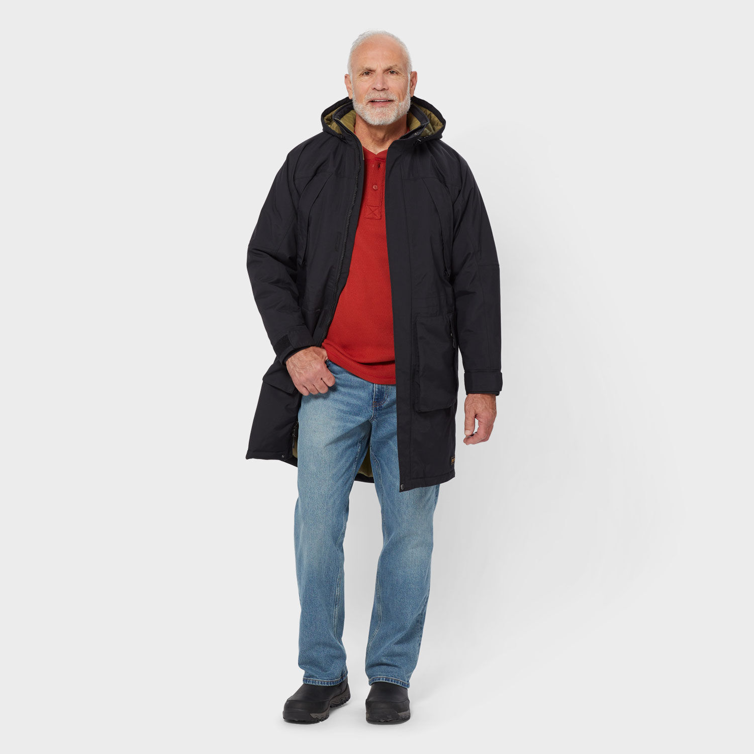 Men's Whaleback Waterproof Insulated Long Coat | Duluth Trading