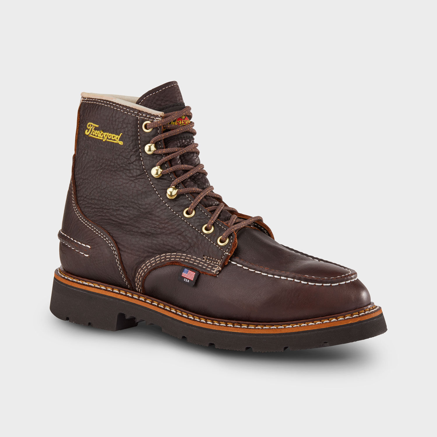 Men's Thorogood 6” Waterproof Moc Toe Boots | Duluth Trading Company