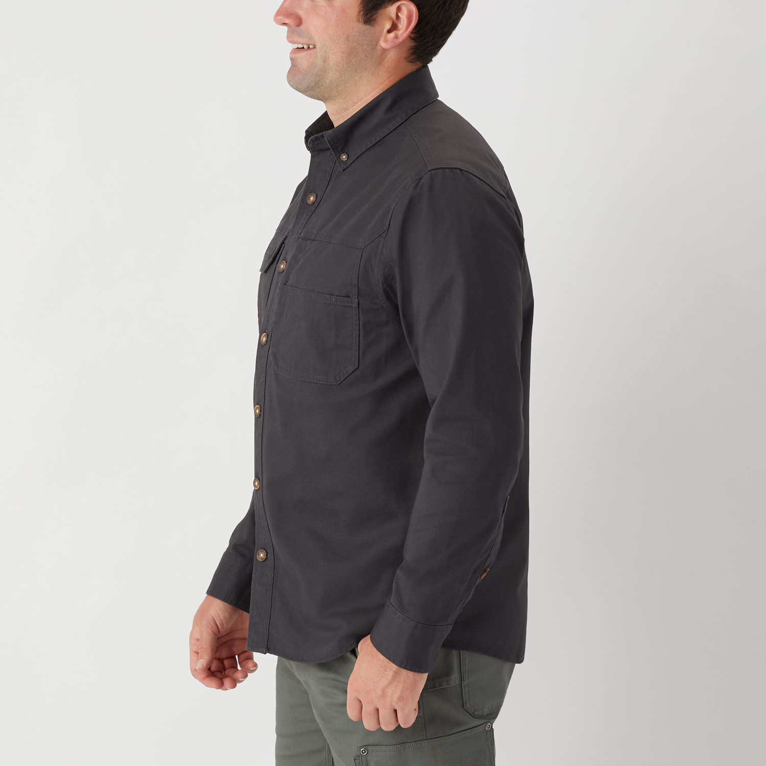 Men's COOLMAX Fire Hose Standard Fit Long Sleeve Work Shirt