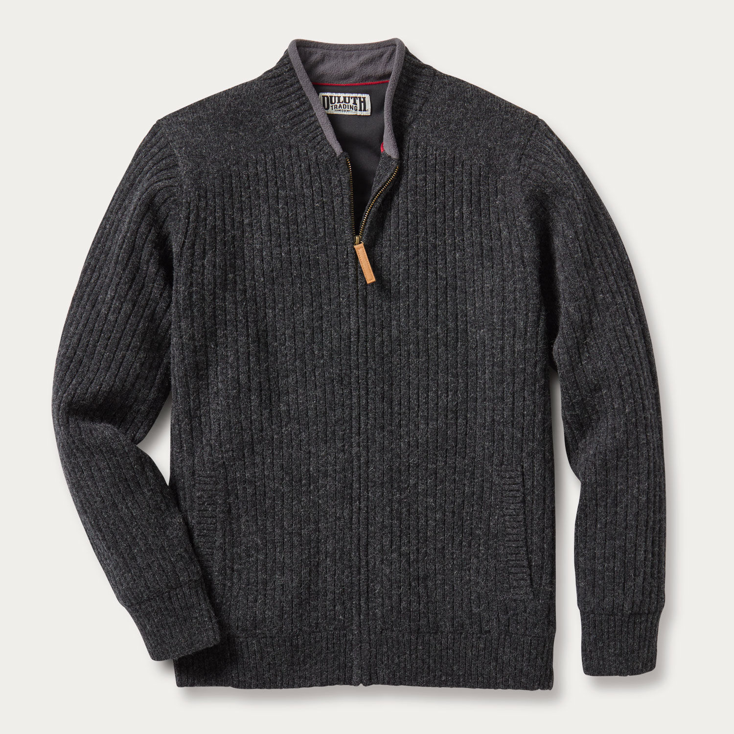 Shetland Wool Windproof Zip Sweater | Duluth Trading Company