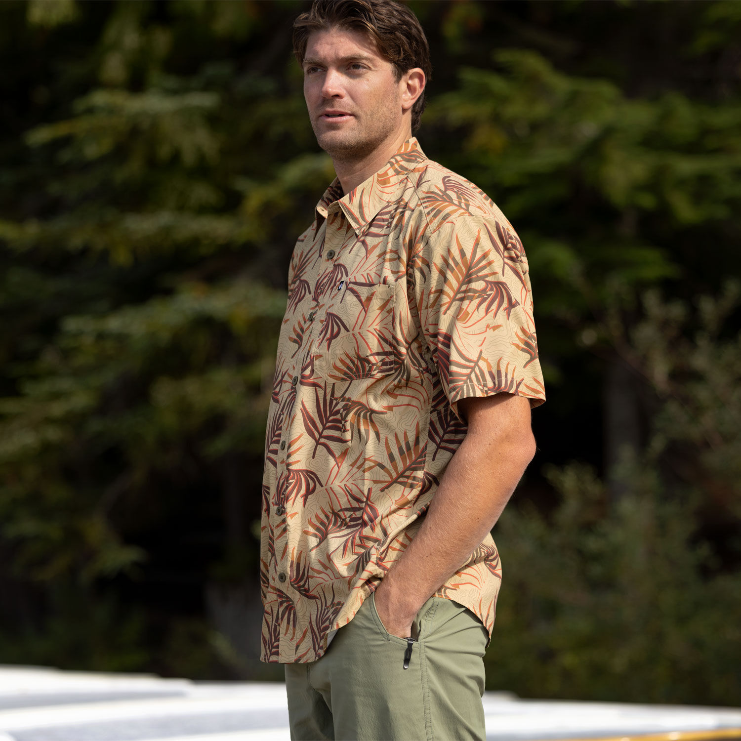 Men's AKHG Mountain Stream Relaxed Fit Short Sleeve Shirt | Duluth