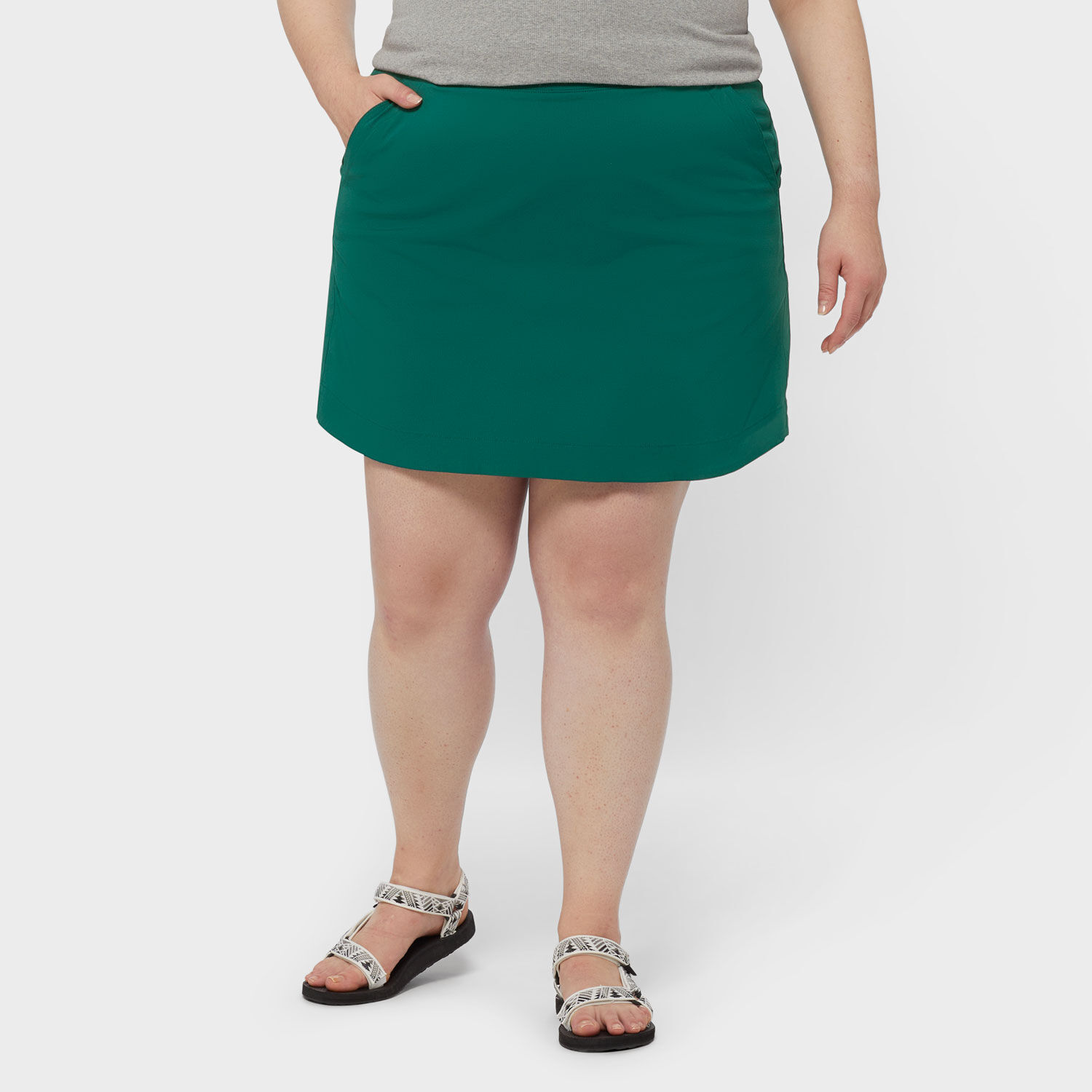 Women's Plus AKHG Access Point Pull-On Skort | Duluth Trading Company