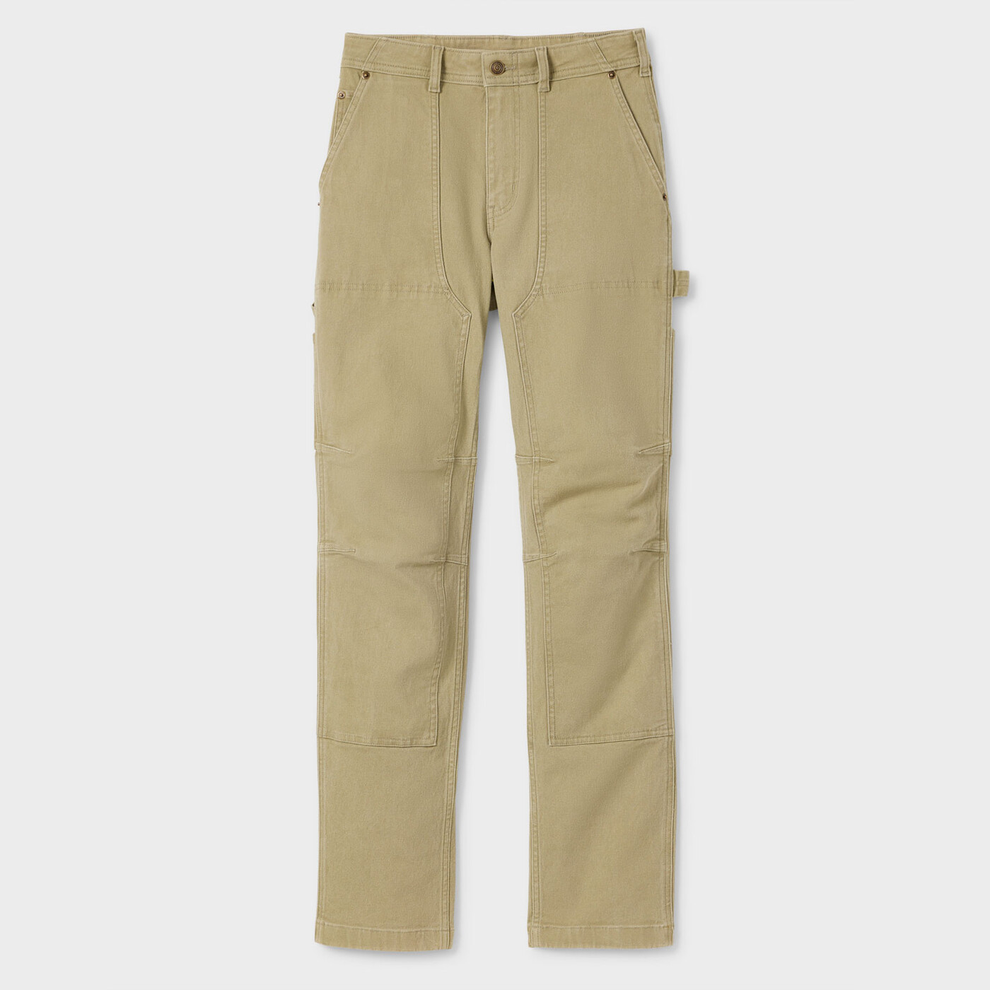Women's VintageFlex Fire Hose Hi-Rise Straight Leg Pants — Washed Olive by Duluth Trading Co.
