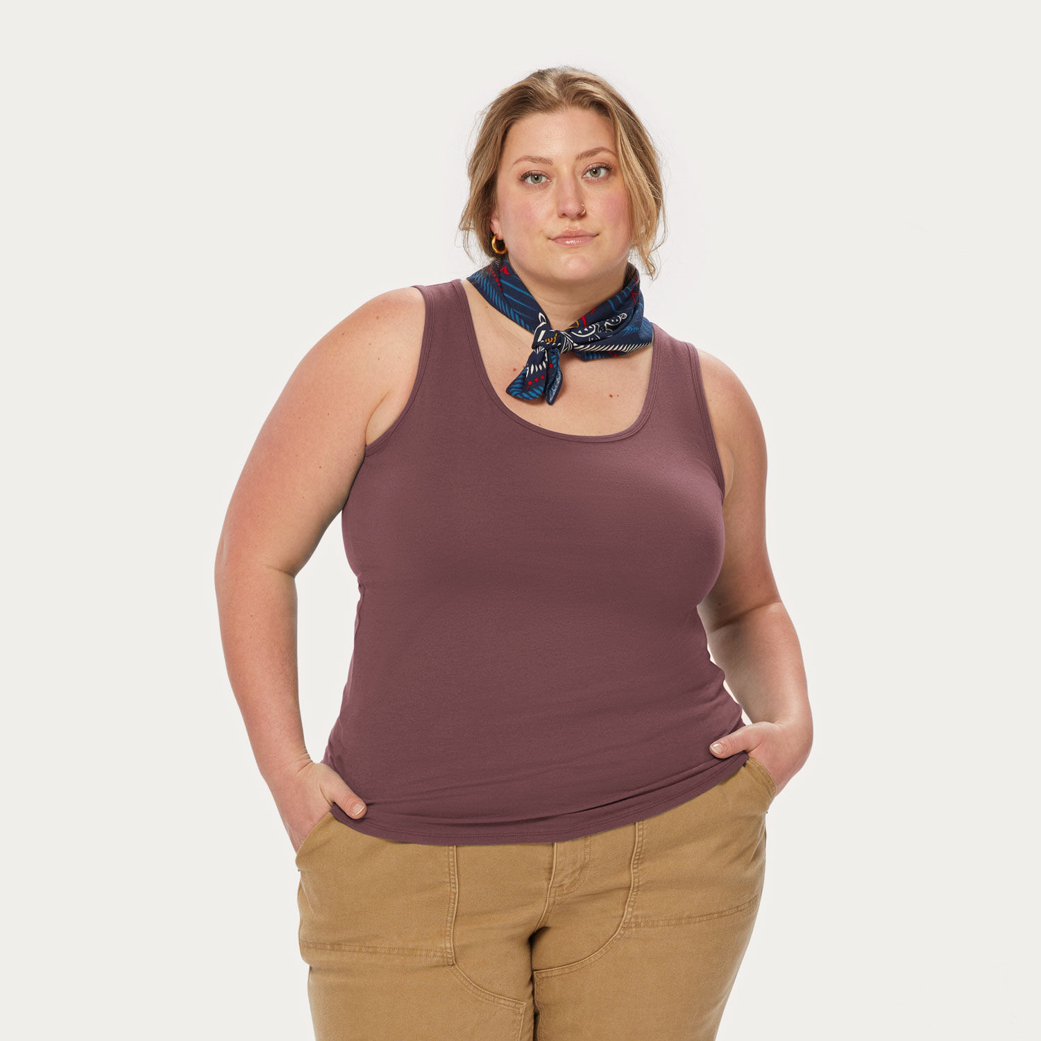 Women's Plus No-Yank Scoopneck Tank | Duluth Trading Company