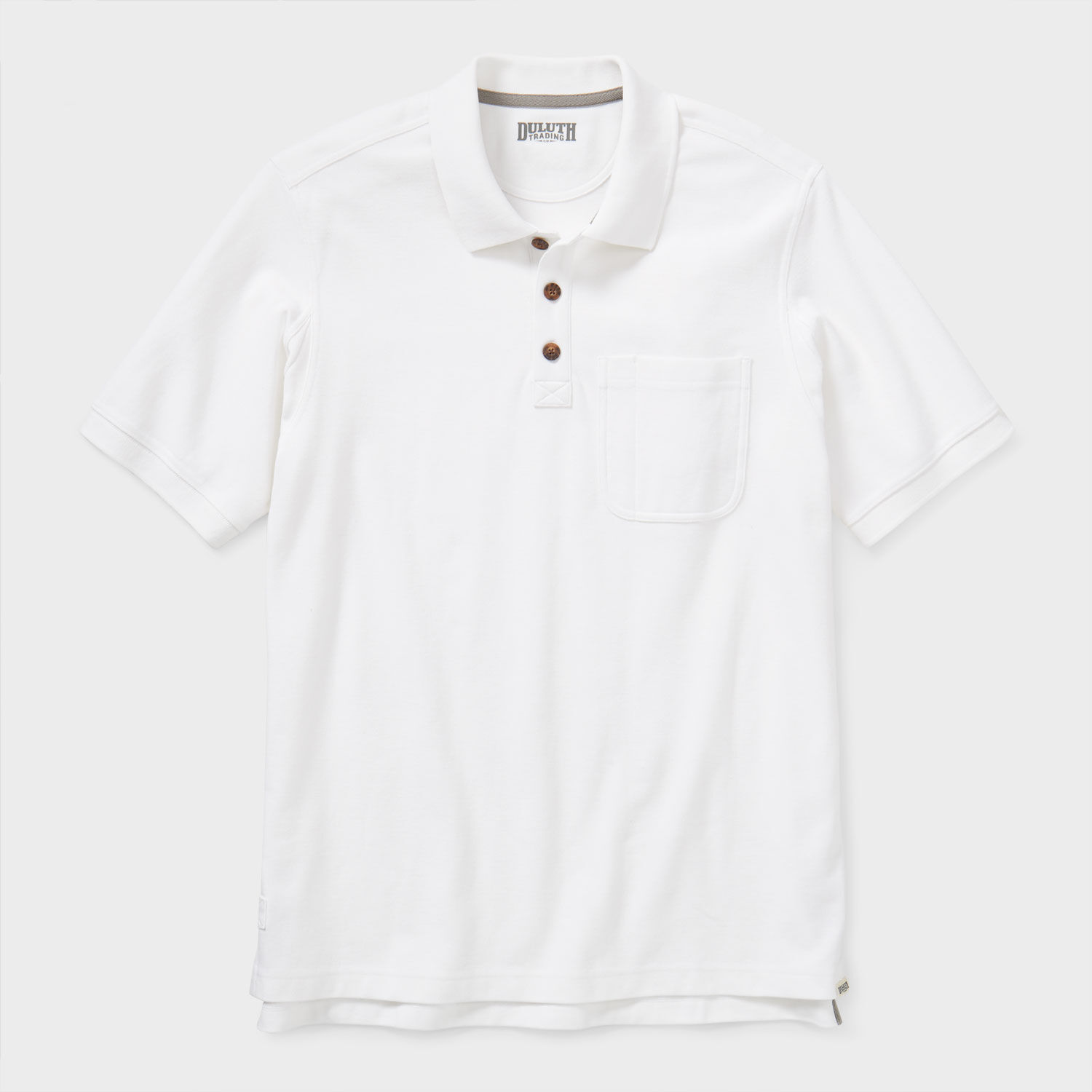 新品S/S NO COLLAR POLO Lサイズ タグなし Men's No Polo Short Sleeve Shirt With Pocket | Duluth Trading Company