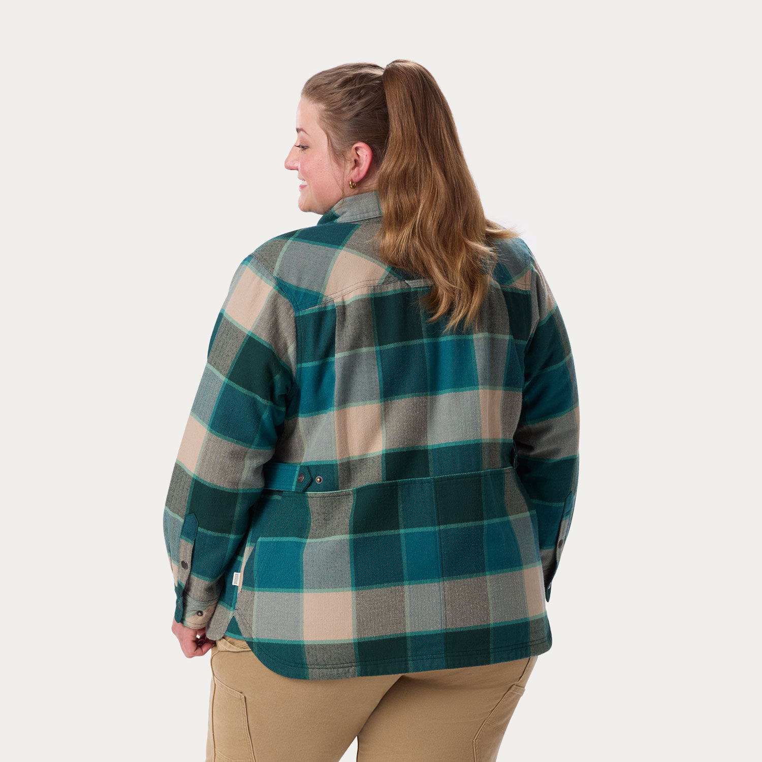 Women's Plus Folklore Flannel Insulated Shirt Jac | Duluth Trading