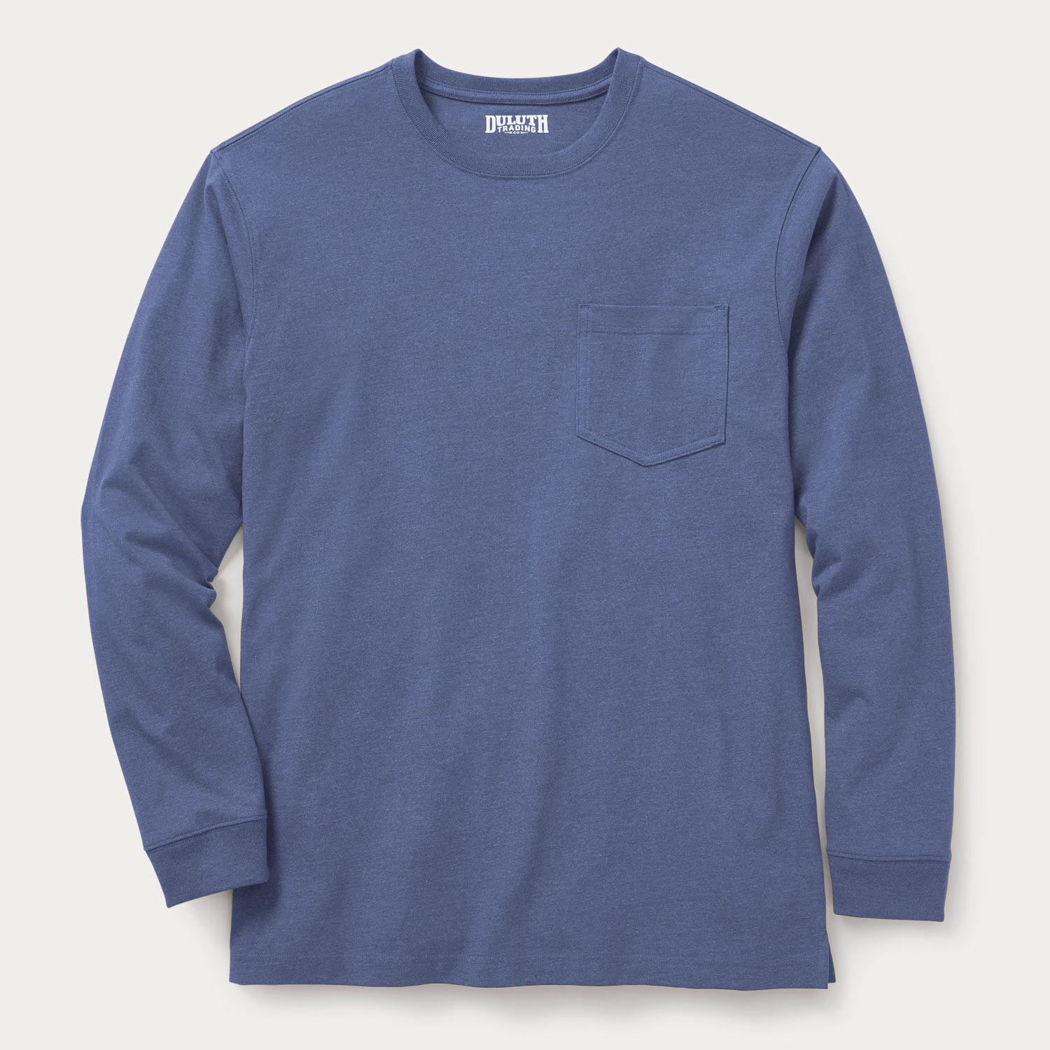 Men's Longtail T Standard Fit Long Sleeve Shirt With Pocket