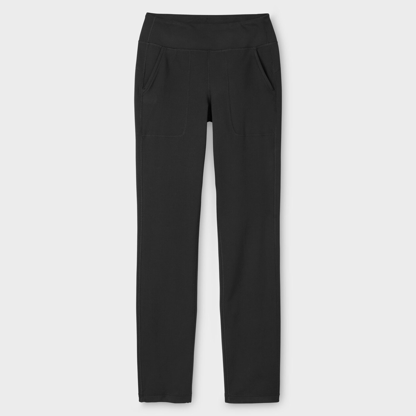 Women's NoGA Plushcious Slim Leg Pants — Jet Black by Duluth Trading Co.