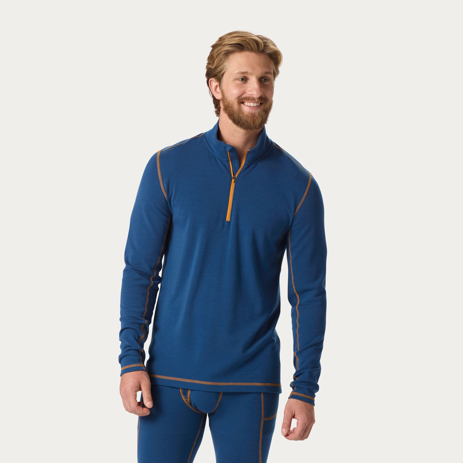 Men's Wickerino Wool Base Layer 1/4 Zip | Duluth Trading Company