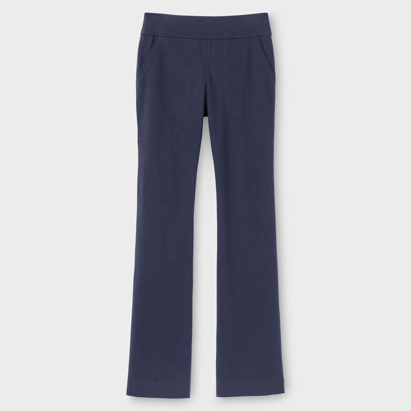 Women's NoGA Naturale Cotton Bootcut Pants — Navy by Duluth Trading Co.