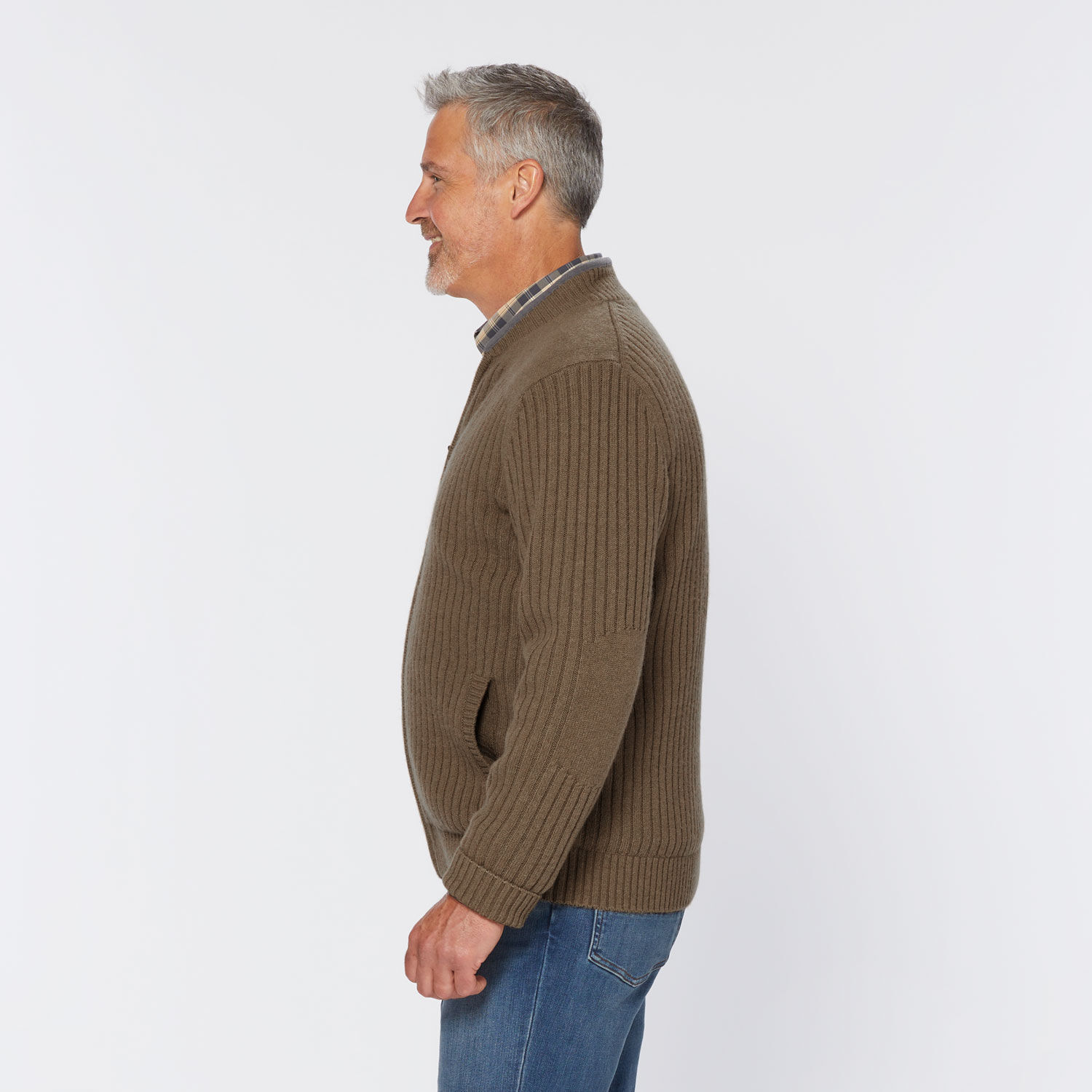 Shetland Wool Windproof Zip Sweater | Duluth Trading Company