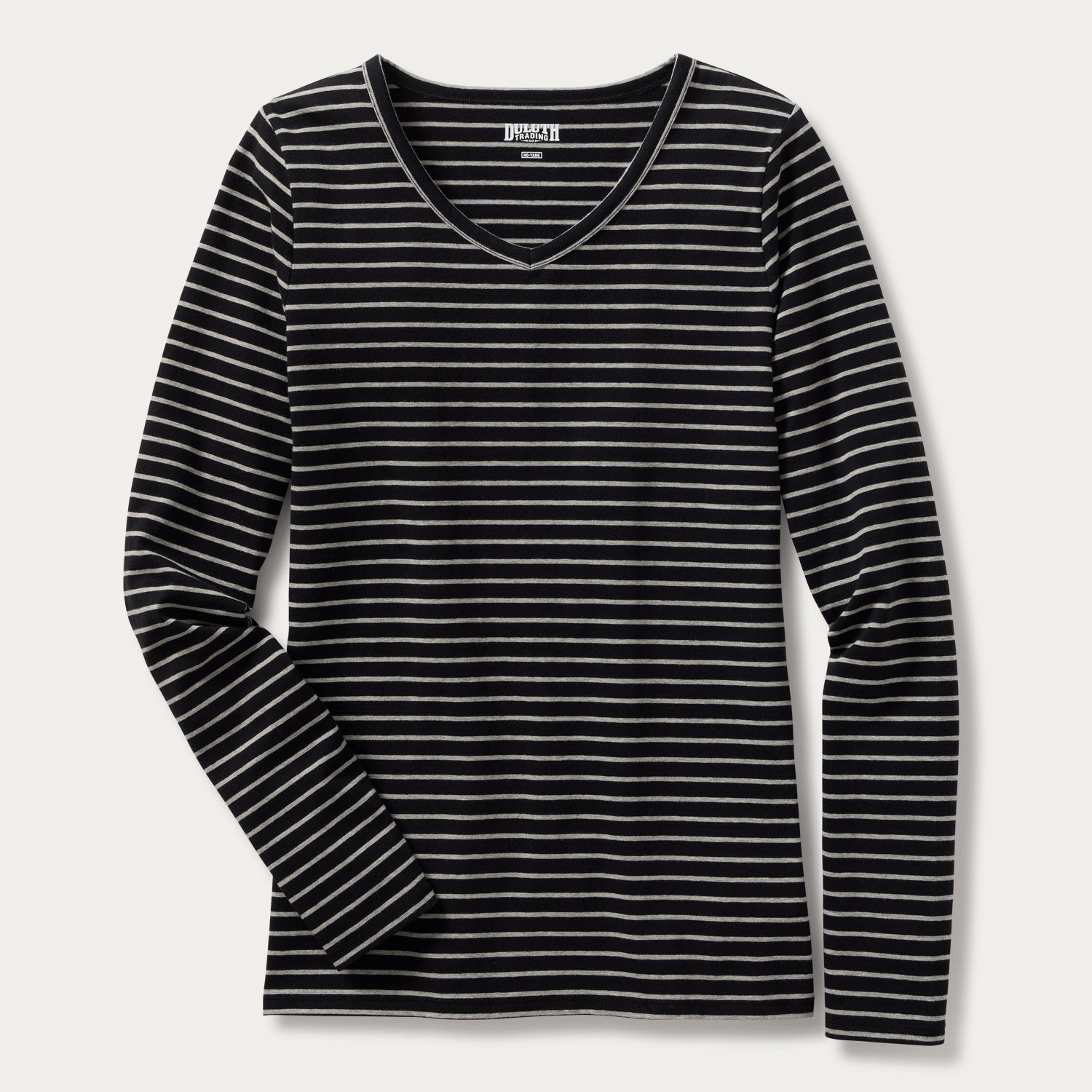 Women's No-Yank Long Sleeve V-Neck T-Shirt | Duluth Trading Company