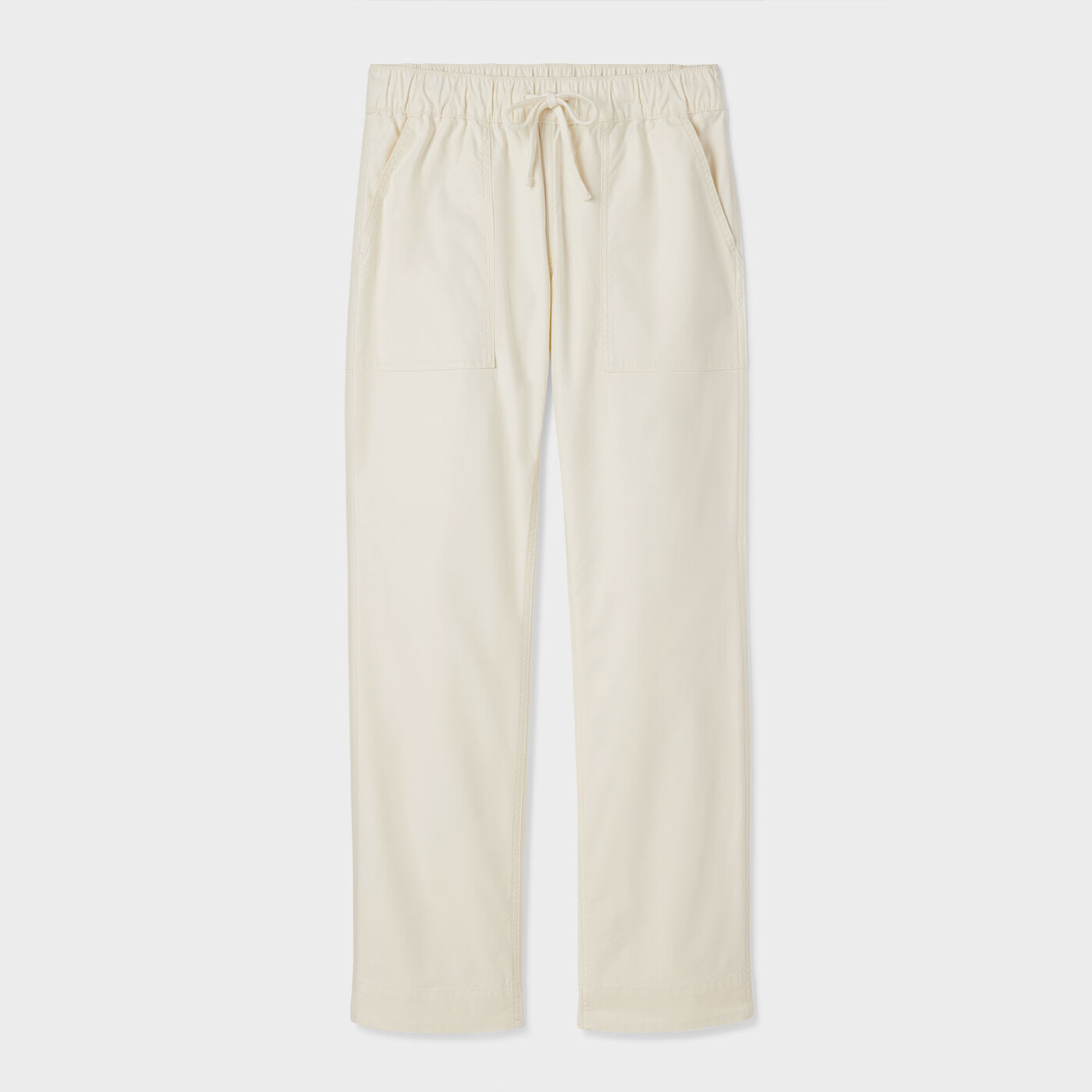 Women's Dobby Pull-On Pants — Antique White by Duluth Trading Co.