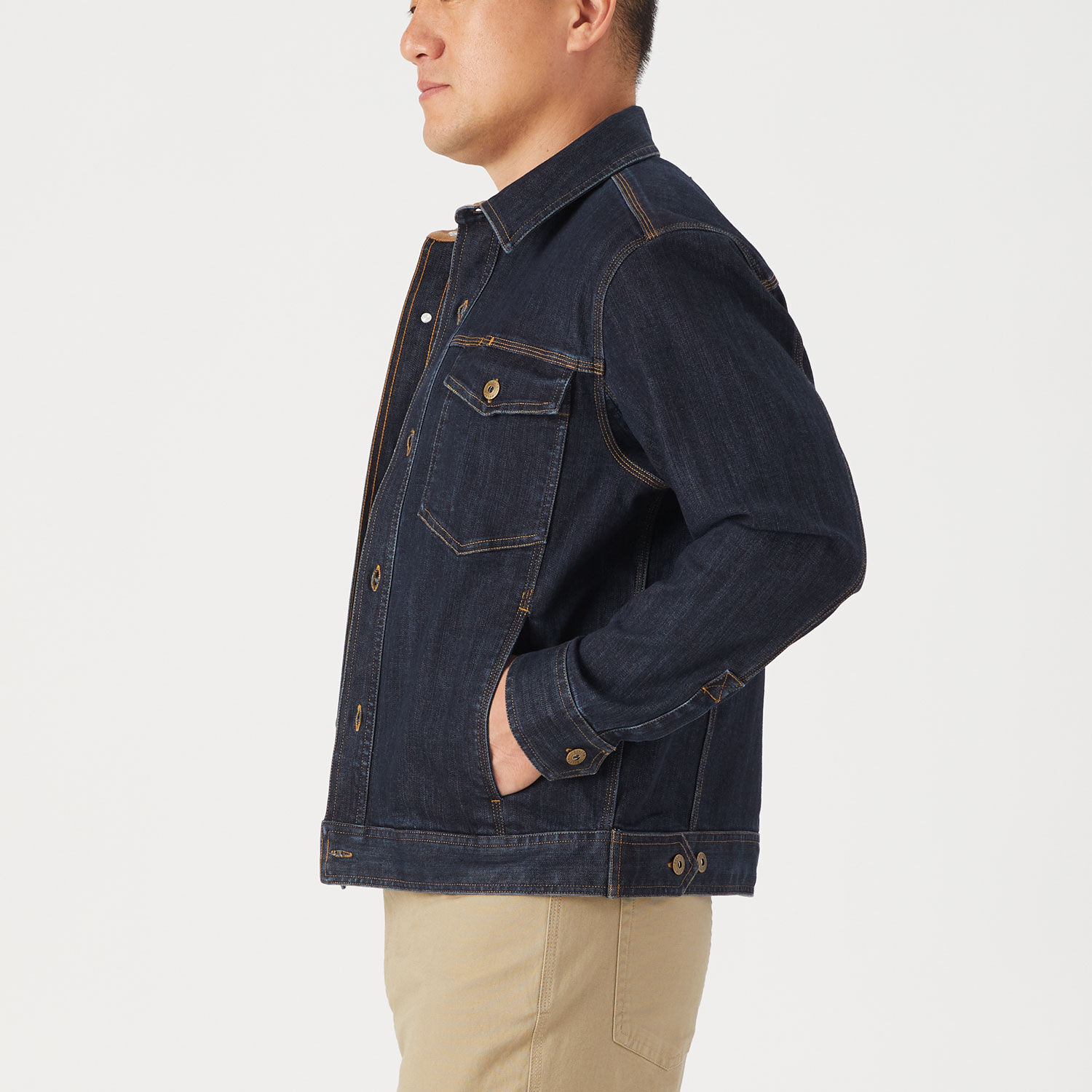 Men's Double Flex Denim Standard Fit Trucker Jacket | Duluth