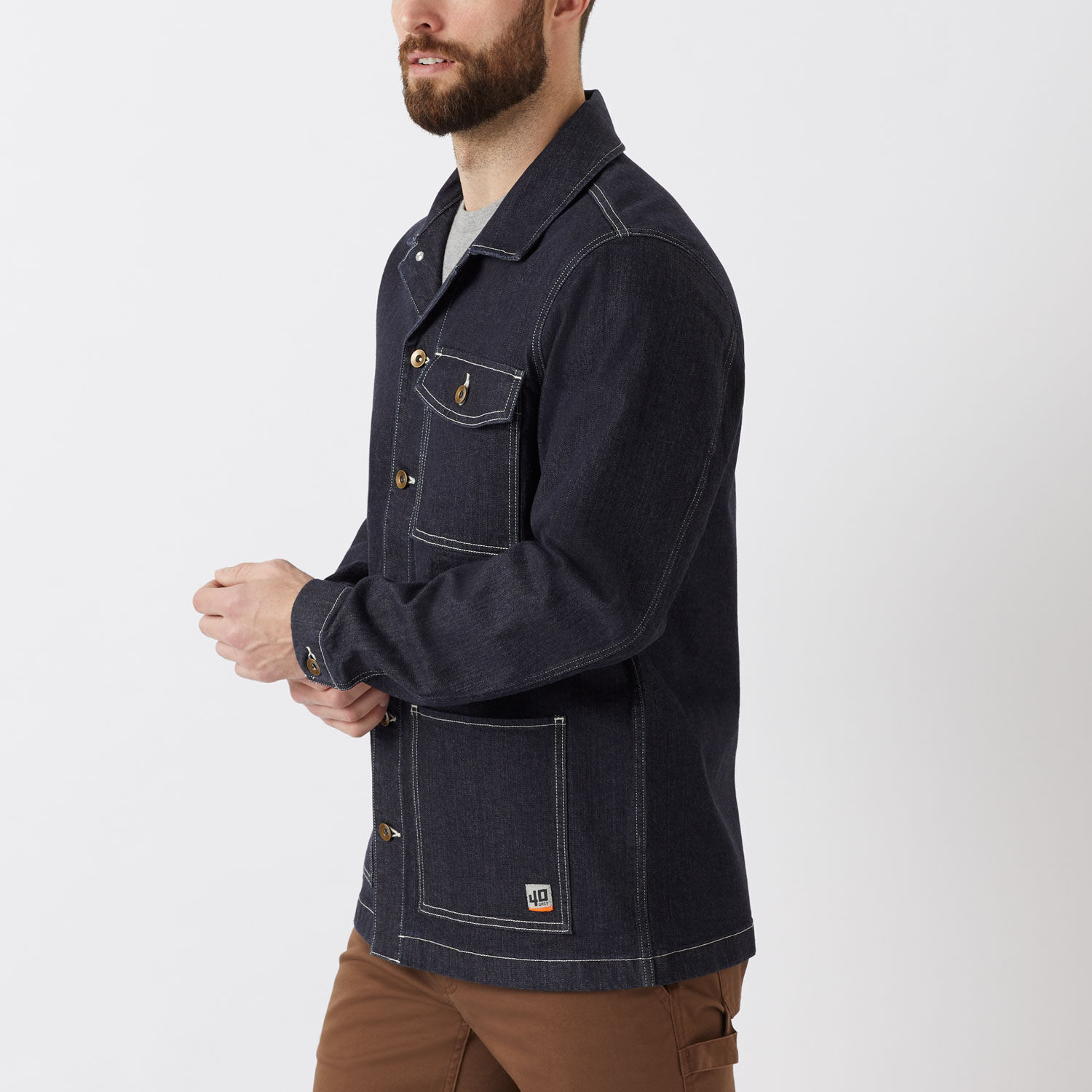 Men's 40 Grit Denim Work Jacket | Duluth Trading Company