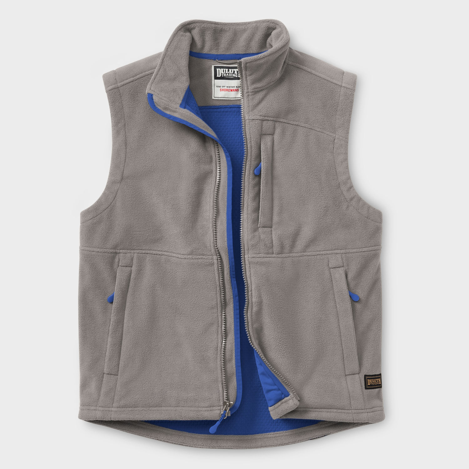 Men's Shoreman's Fleece Gridlock Vest | Duluth Trading Company