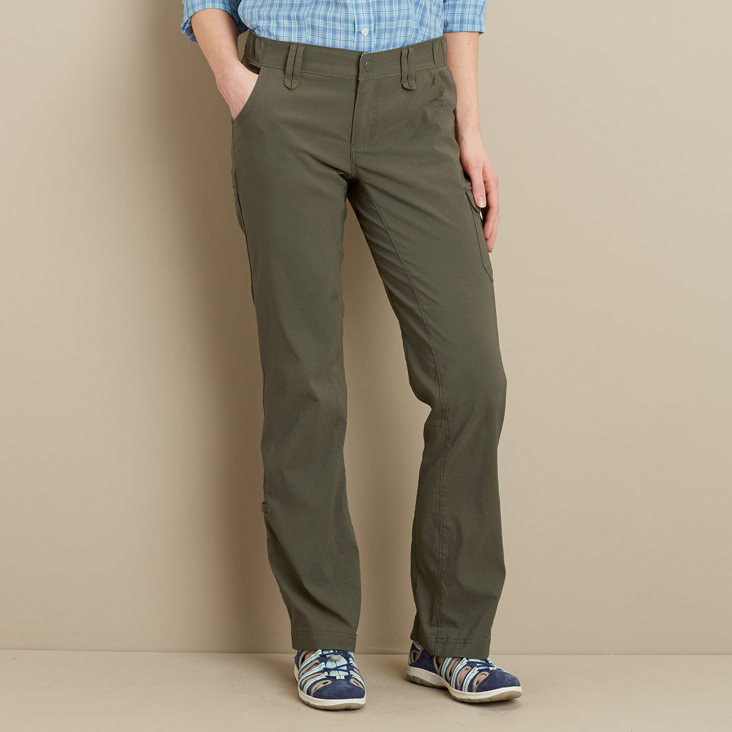 パンツ Lot.2008FloralEmbroideredDaicockSelvedge Women's DuluthFlex Dry on the Fly Convertible Pants | Duluth