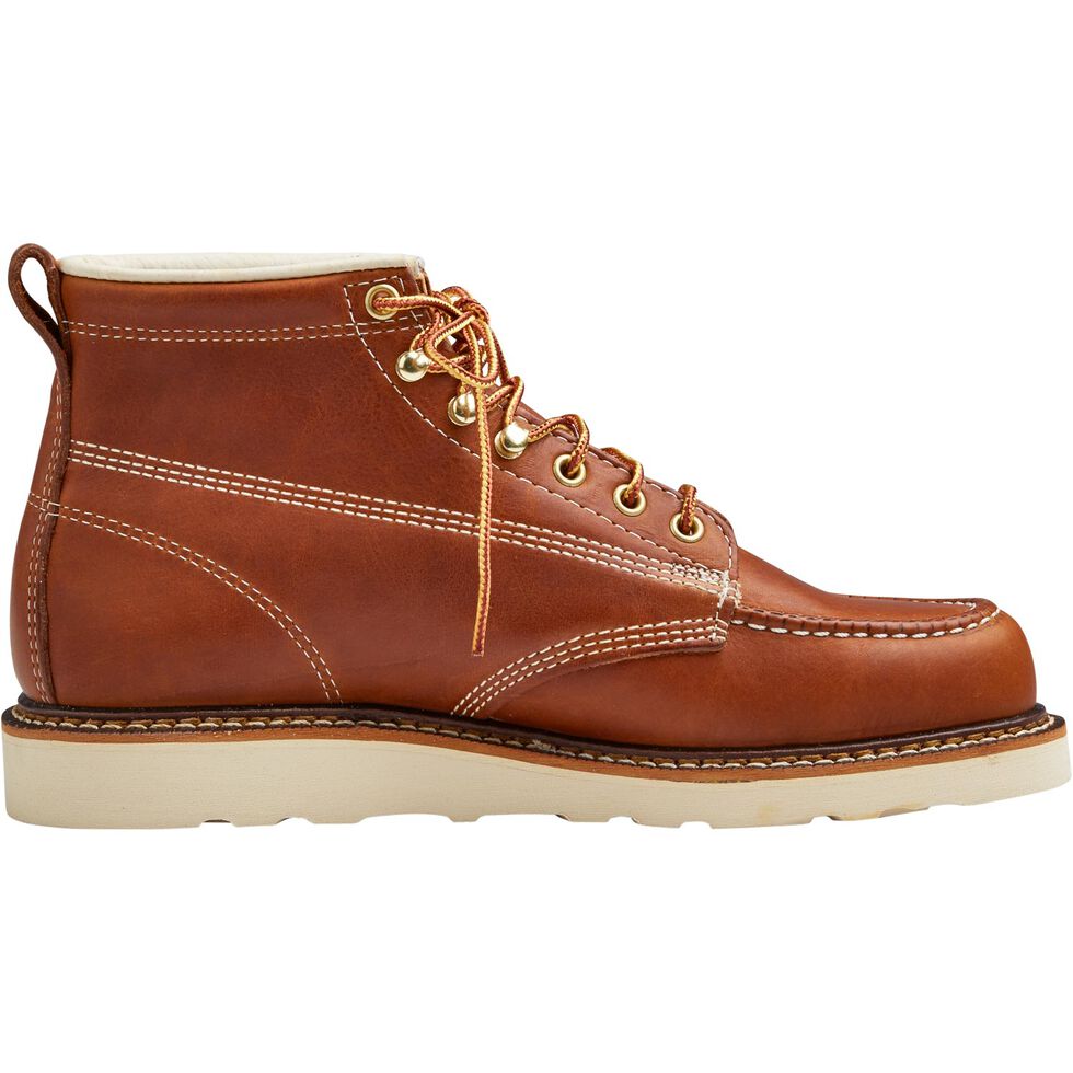 Composite Toe Duluth Trading Company Work Boots Thorogood Moc Toe Men's Thorogood 8" Steel Toe Moc-Toe Boots Duluth Trading  Company