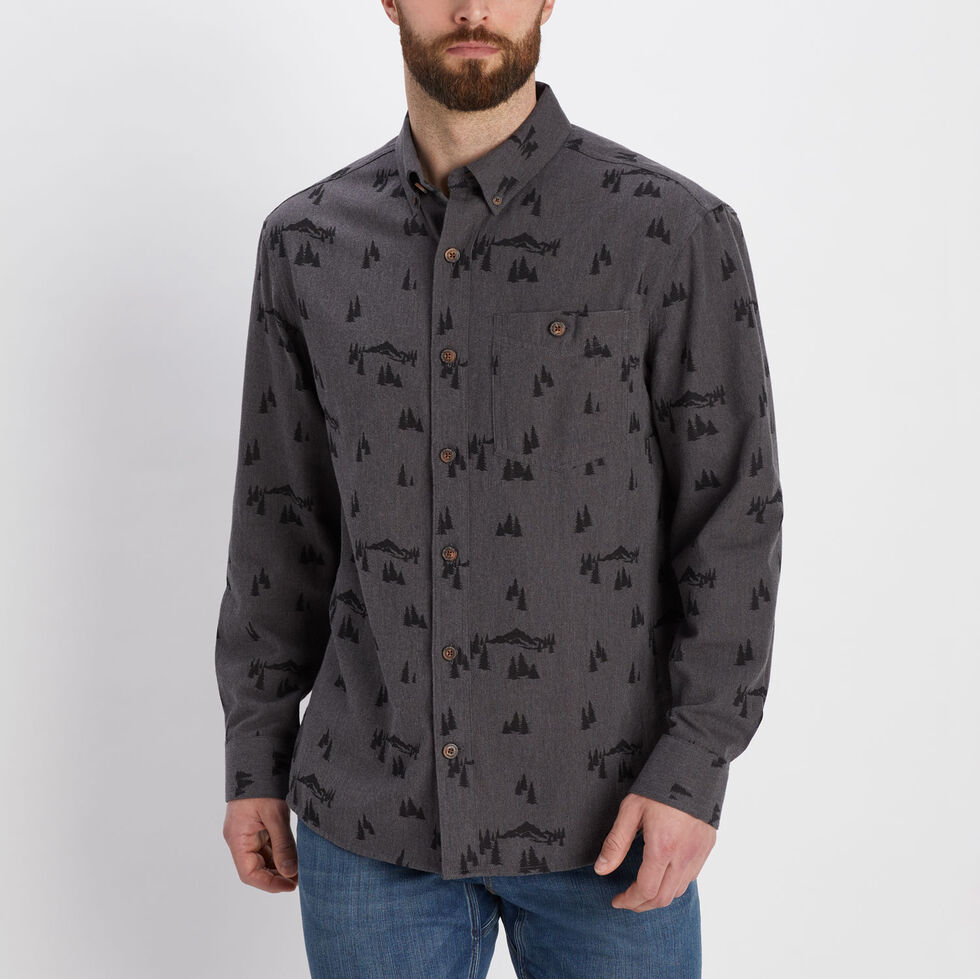 Men's Holiday Untucked Relaxed Fit Long Sleeve Shirt