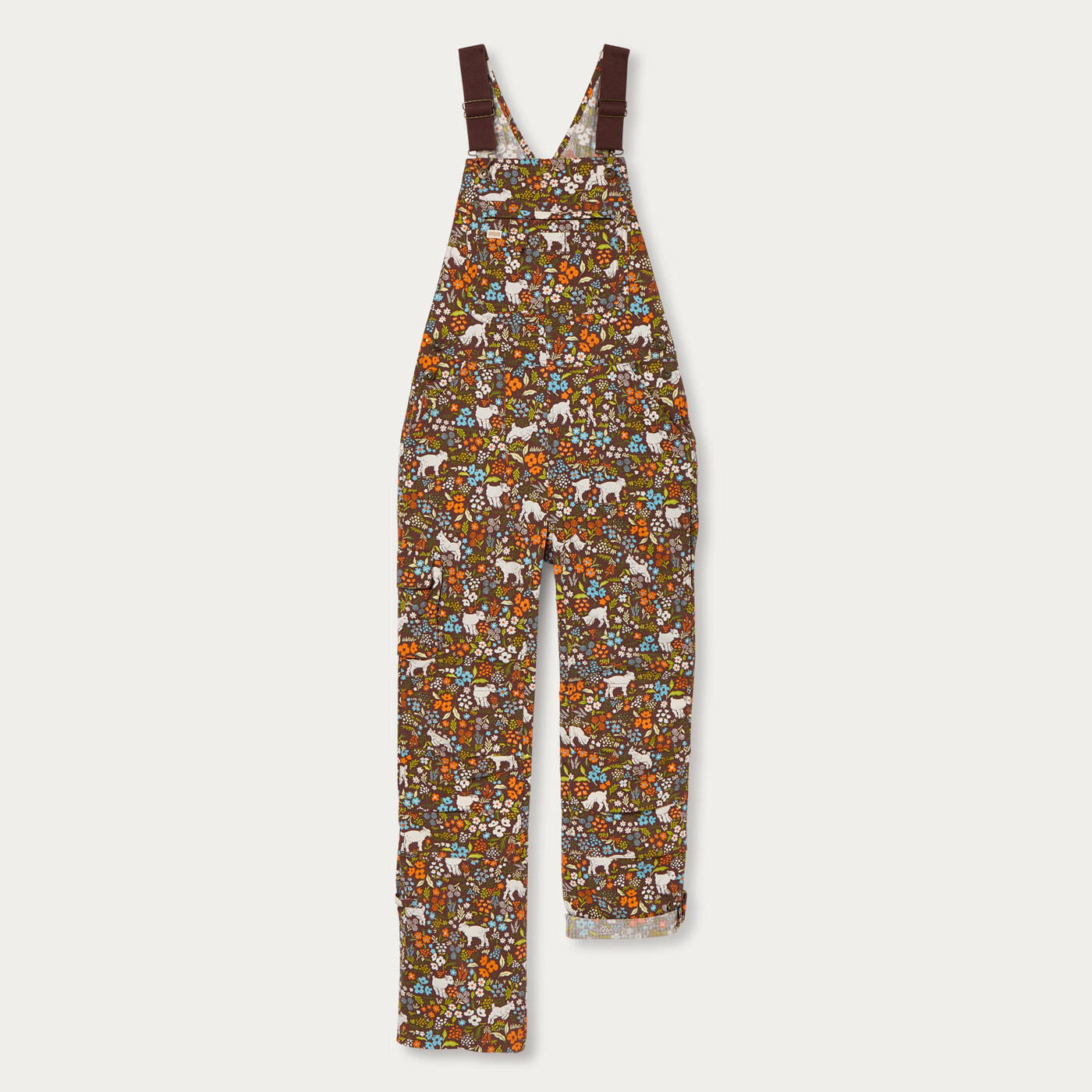 Women's Heirloom Gardening Bib Overalls — Roasted Clove Garden Goats by Duluth Trading Co.