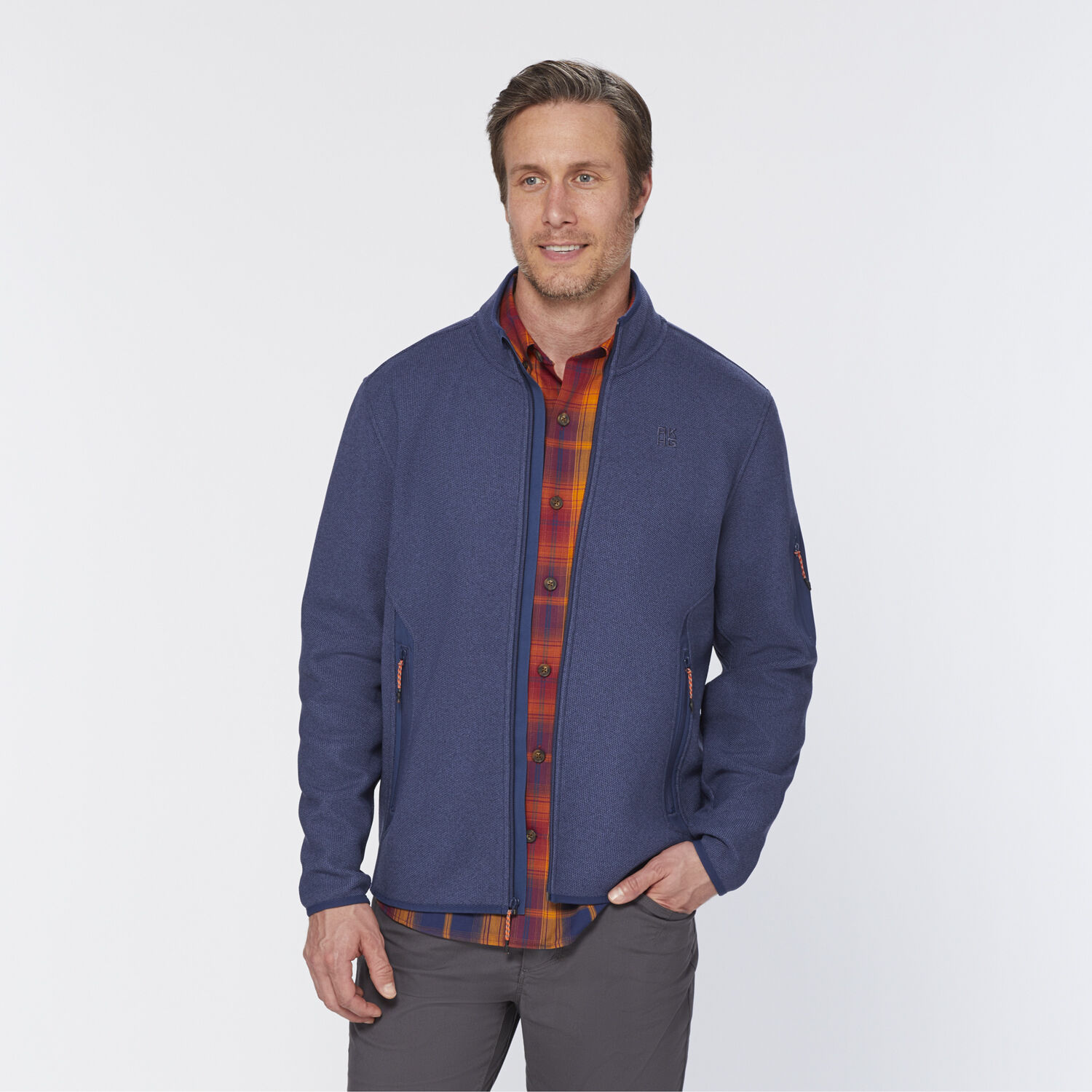 Men's AKHG Graveltec Full Zip Mock | Duluth Trading Company