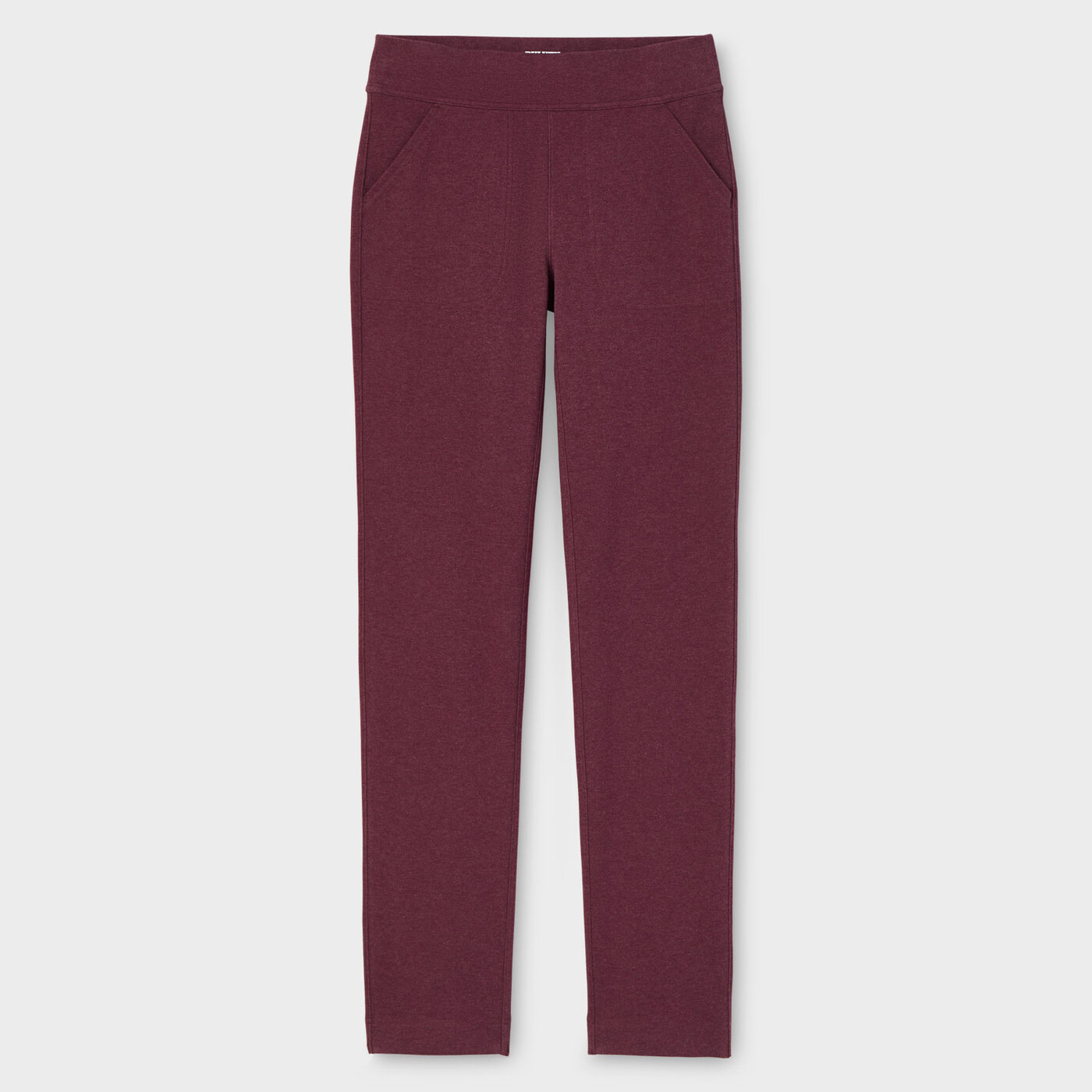 Women's NoGA Naturale Cotton Slim Leg Pants — Grape Wine Heather by Duluth Trading Co.