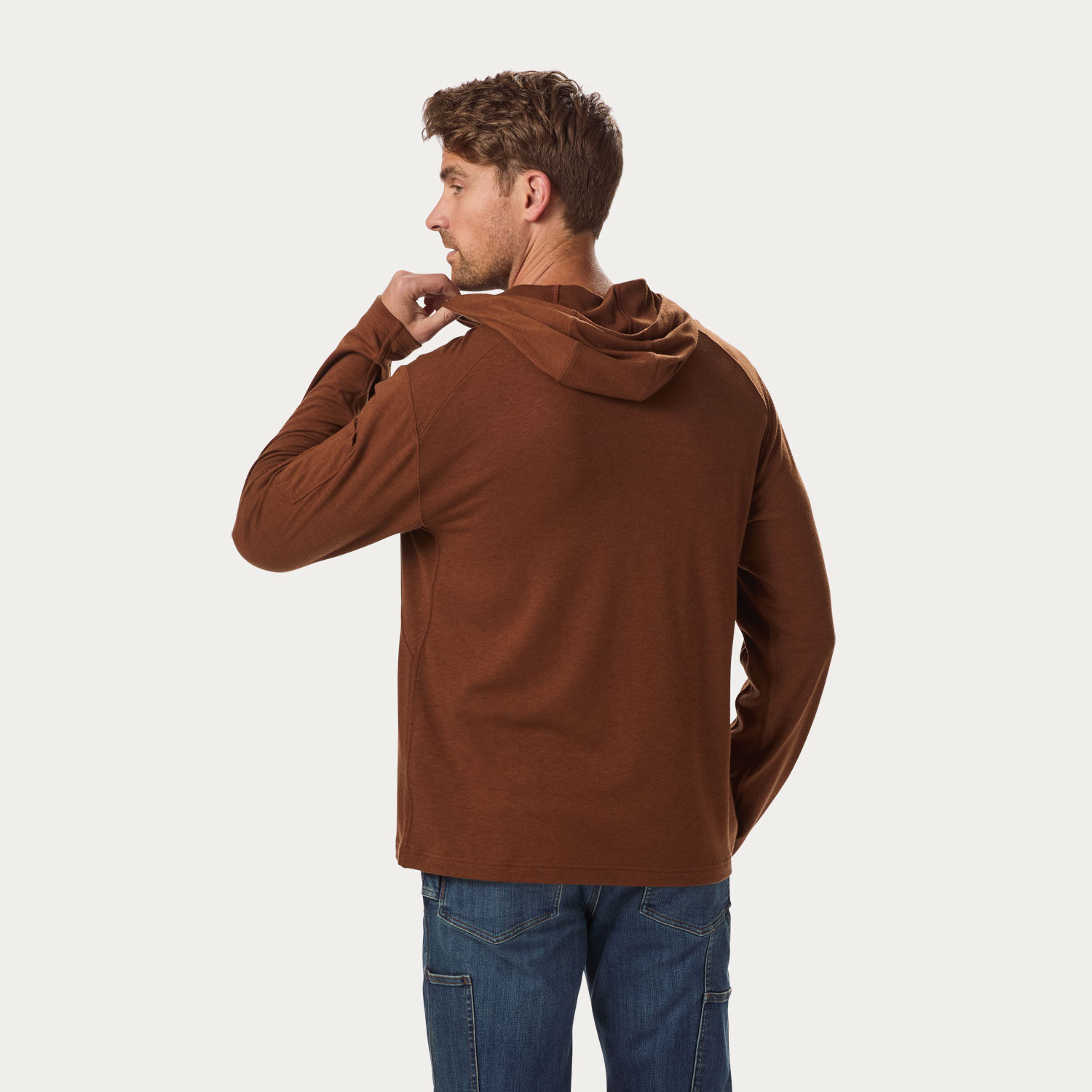 小物 BALLASTARK / WOOL HOODIE MUFFLER / brown Men's Black Ram Wool Hoodie | Duluth Trading Company