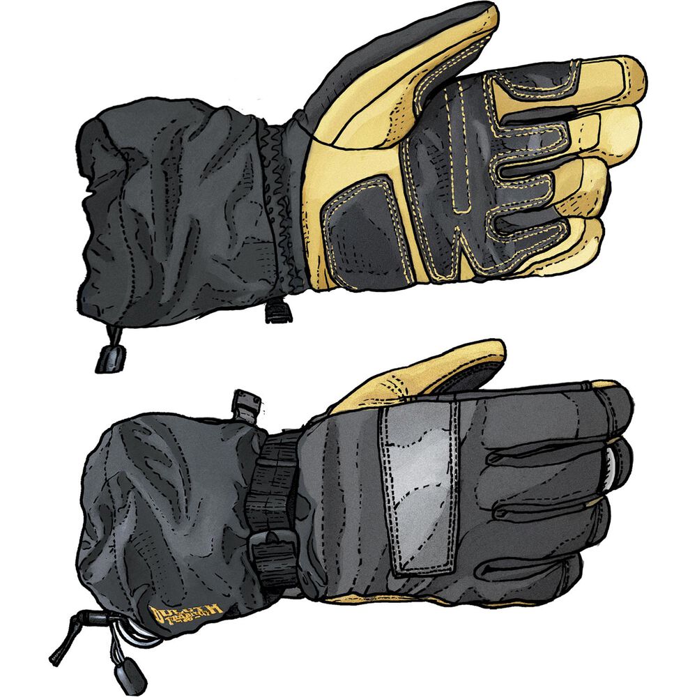 Men's Yellowknife Winter Gauntlet Gloves Duluth Trading