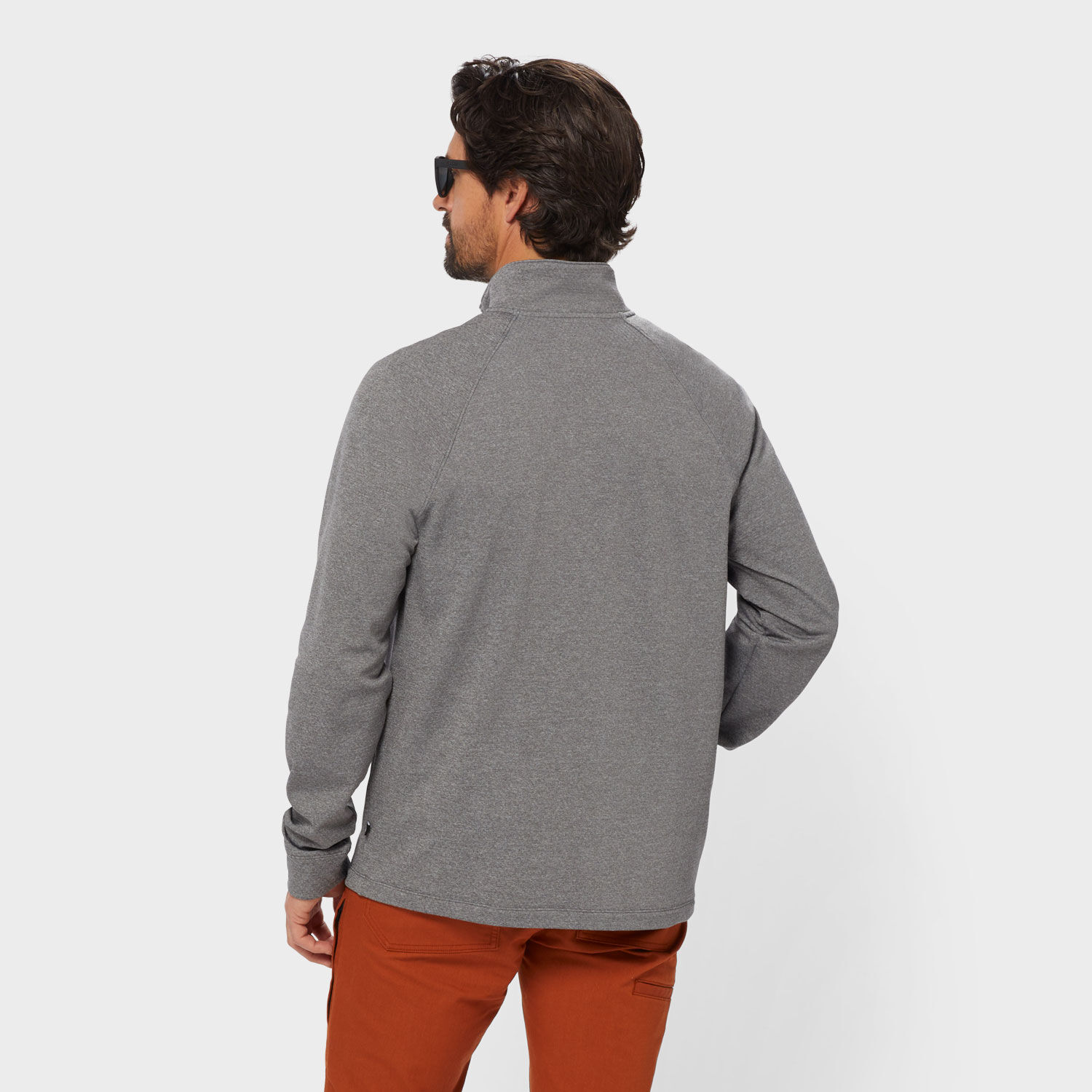 Men's AKHG Crosslayer Fleece Standard Fit 1/4 Zip Mock | Duluth
