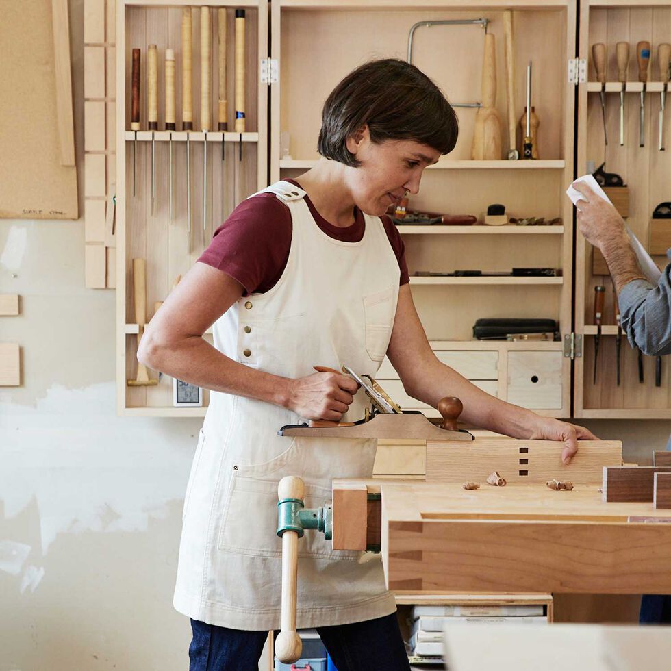 Women's Makers Studio Apron Dress