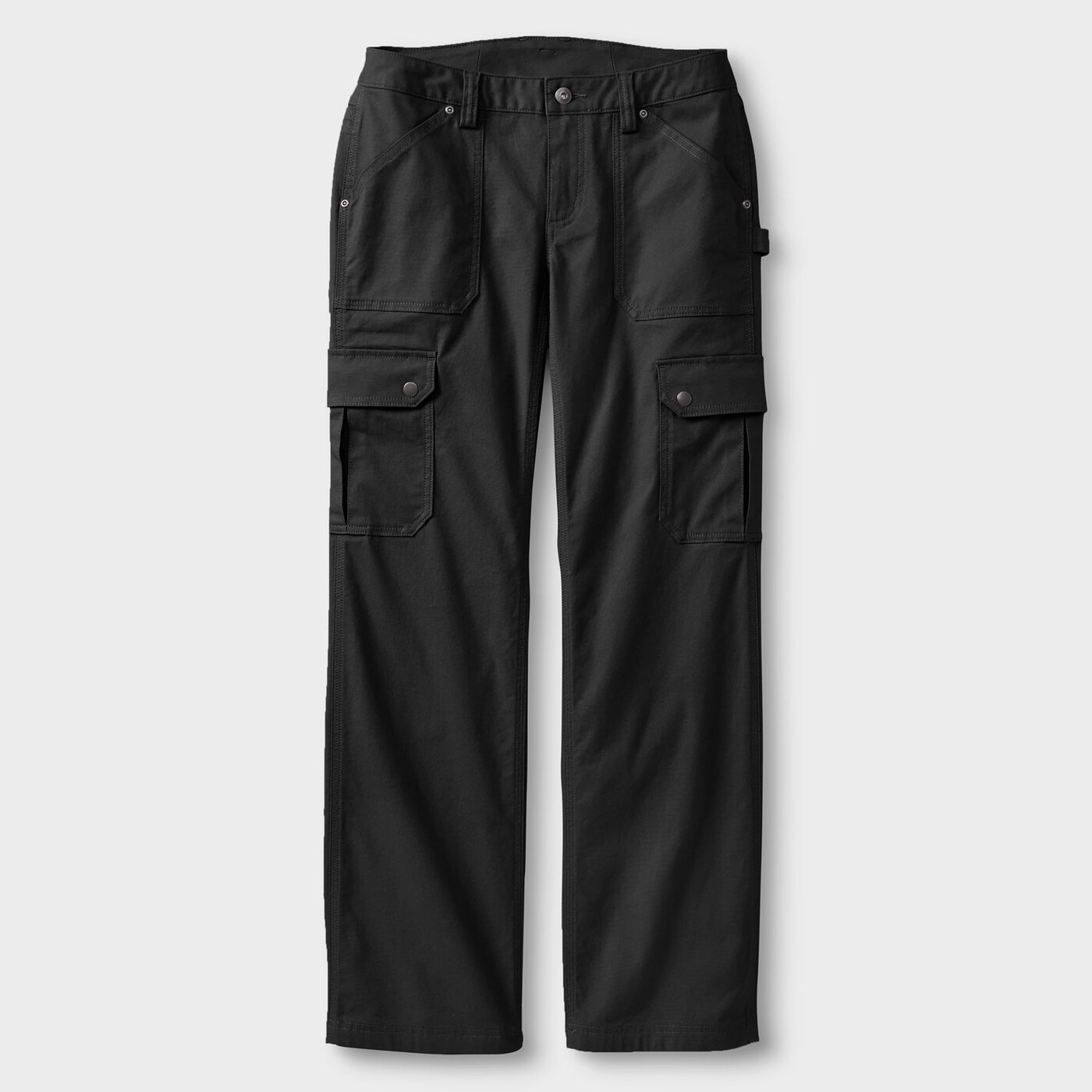 Women's DuluthFlex Fire Hose Relaxed Leg Cargo Work Pants — Black by Duluth Trading Co.