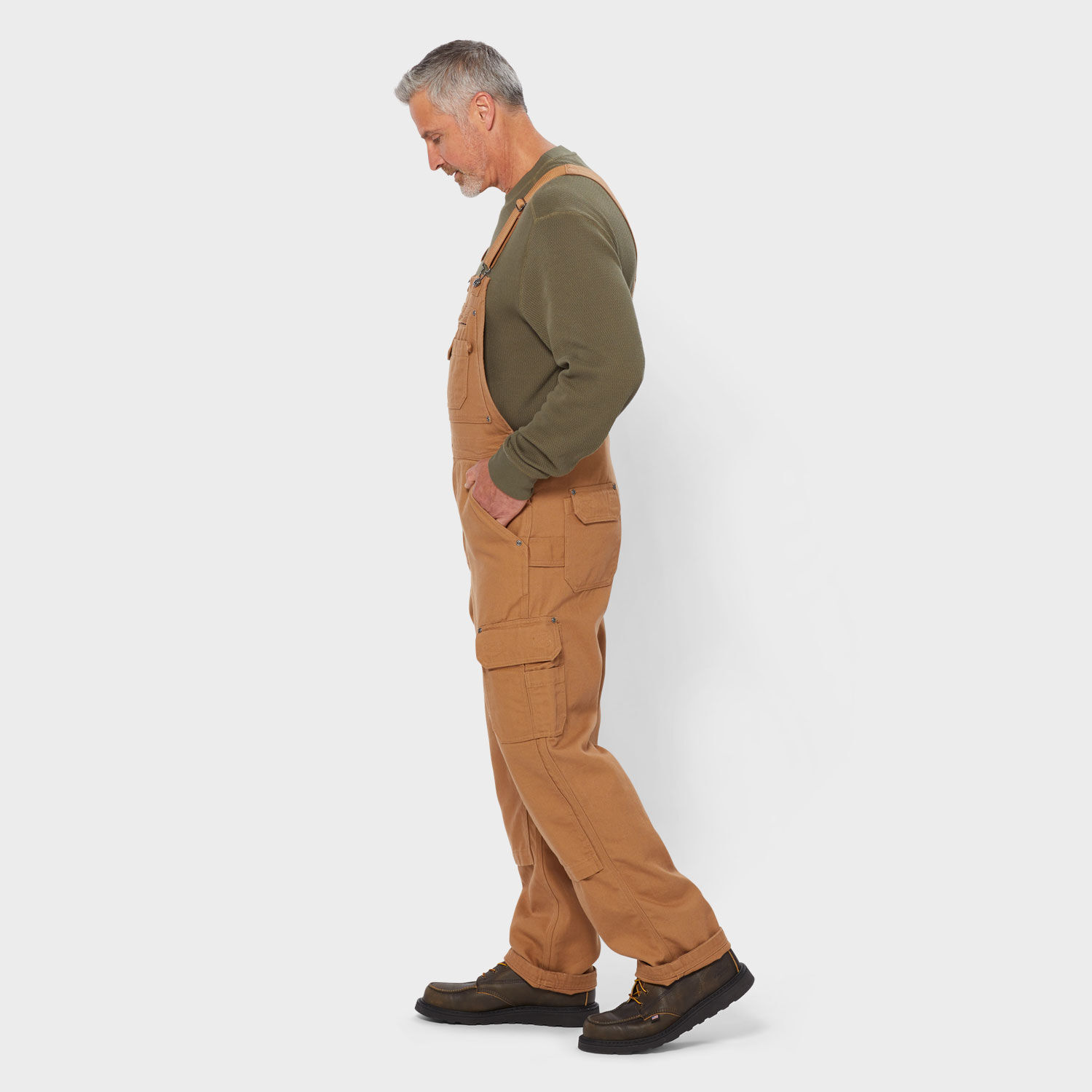 Men's Fire Hose Ultimate Relaxed Fit Bib Overalls | Duluth Trading