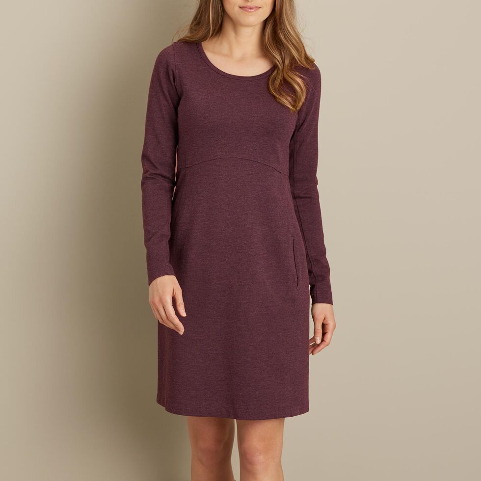 formal dresses duluth mn Women's Wearwithall Ponte Knit Long Sleeve Dress Tie Dye
