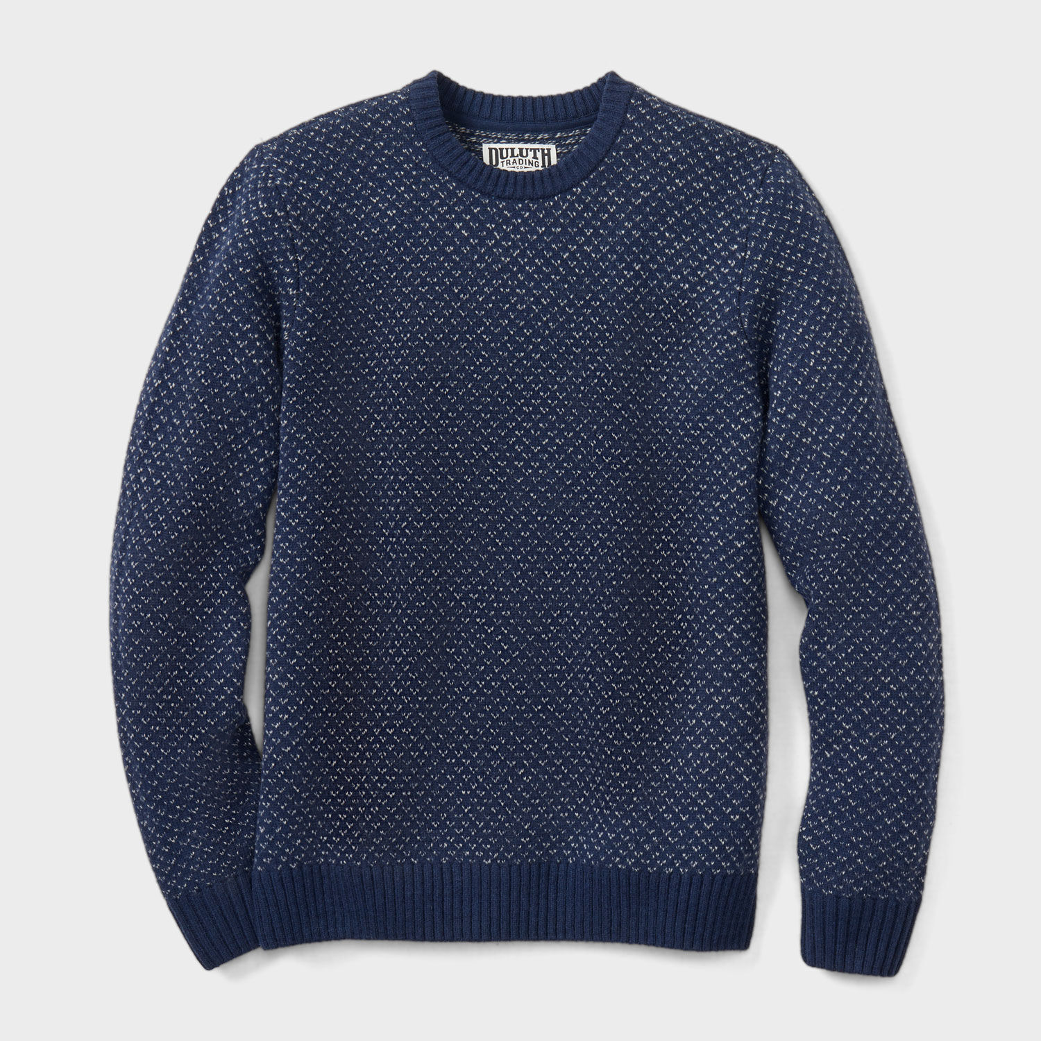 Men's Lambswool Birdseye Crew Sweater | Duluth Trading Company