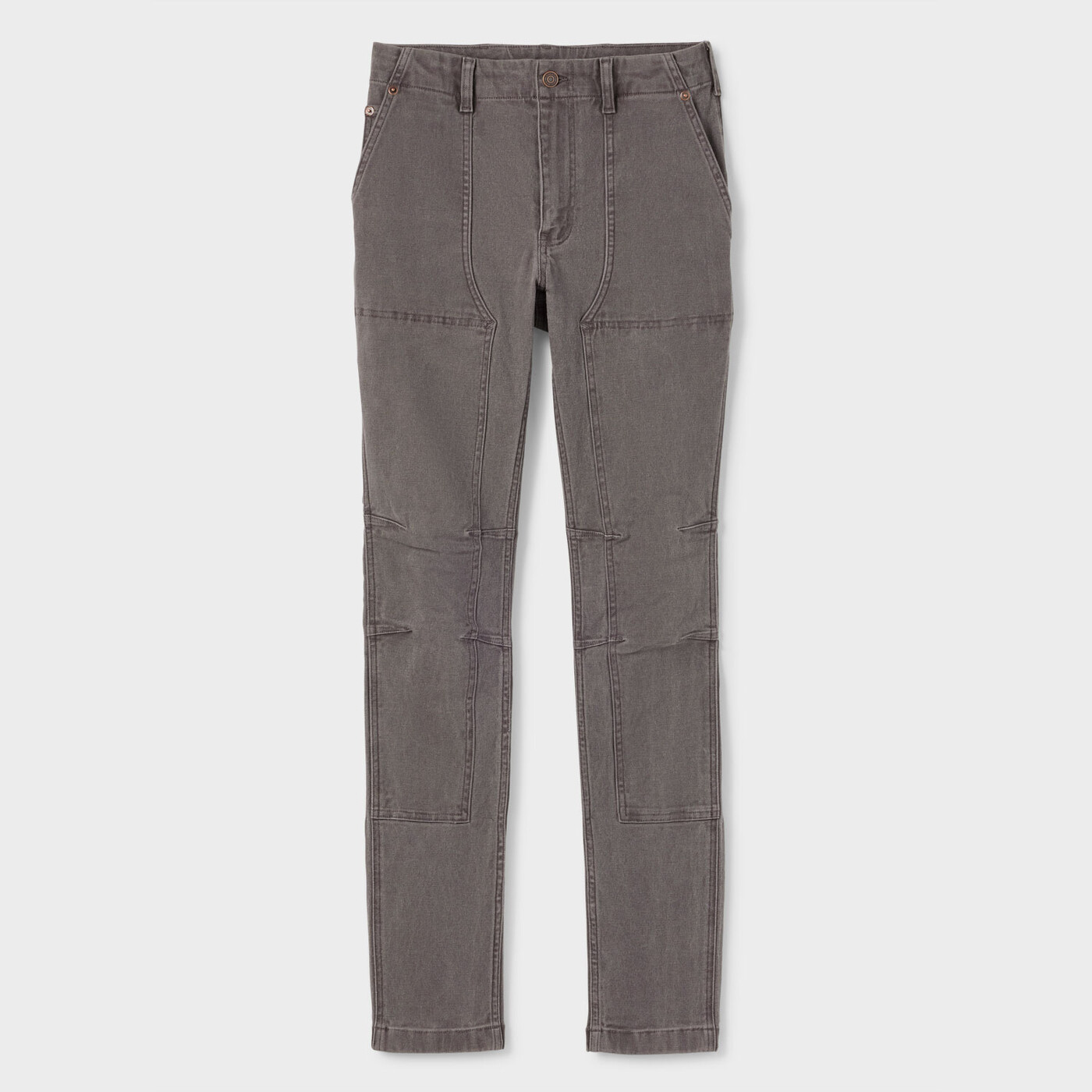 Women's VintageFlex Fire Hose Hi-Rise Slim Leg Pants — Washed Black by Duluth Trading Co.
